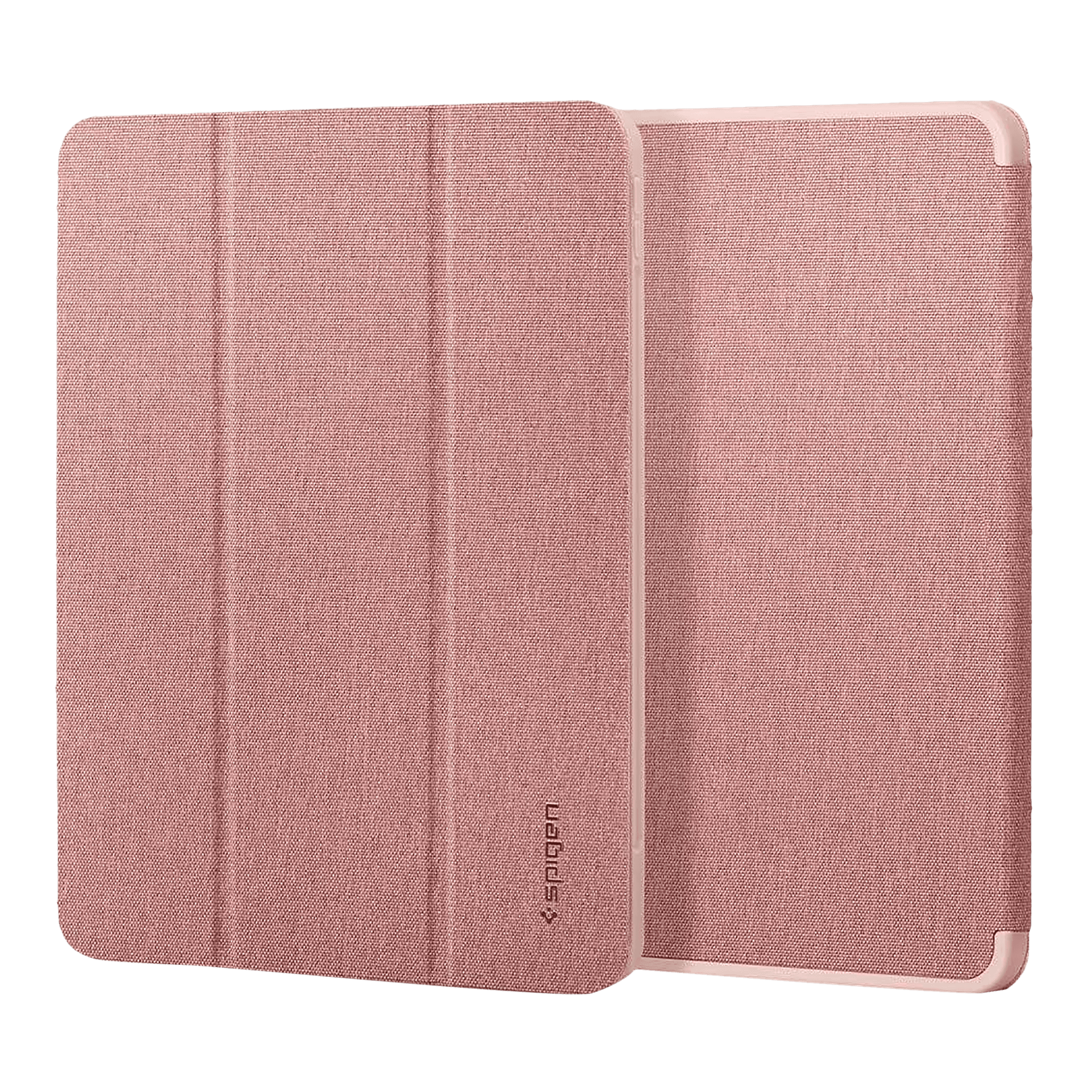 spigen Urban Fit Nylon Flip Cover for Apple iPad Pro 11 Inch (Pencil Holder, Rose Gold)