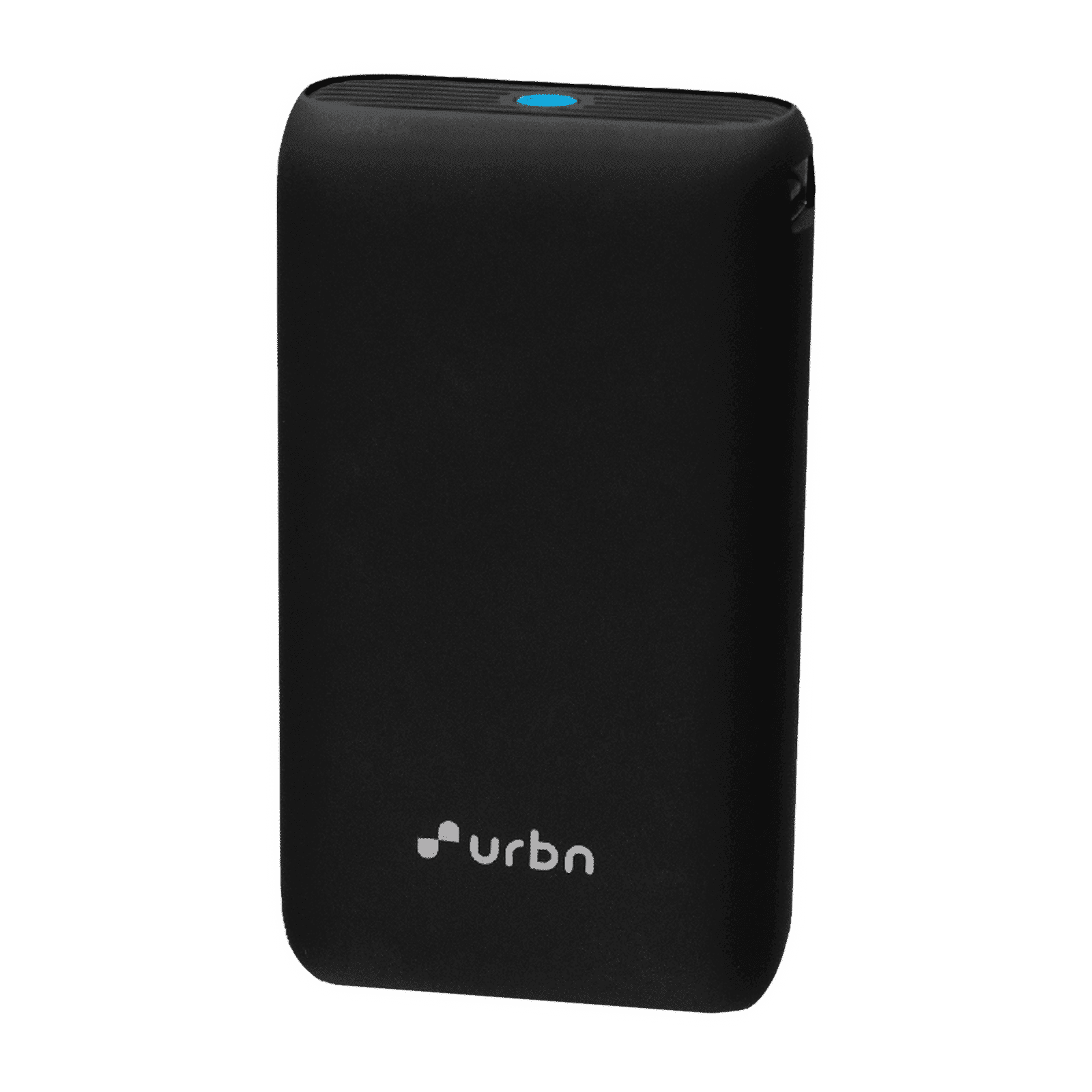 urbn Nano 10000 mAh 20W Fast Charging Power Bank (1 Type A & 1 Type C, 12 Layer Circuit Protection, Black)