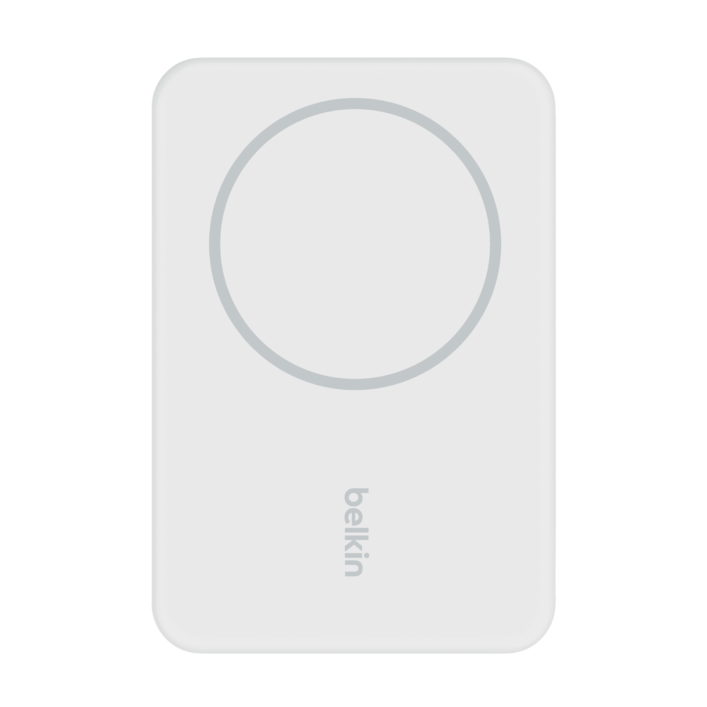 belkin BoostCharge 5000 mAh 10W Fast Charging Power Bank (1 Type C Port, Wireless Charging, White)