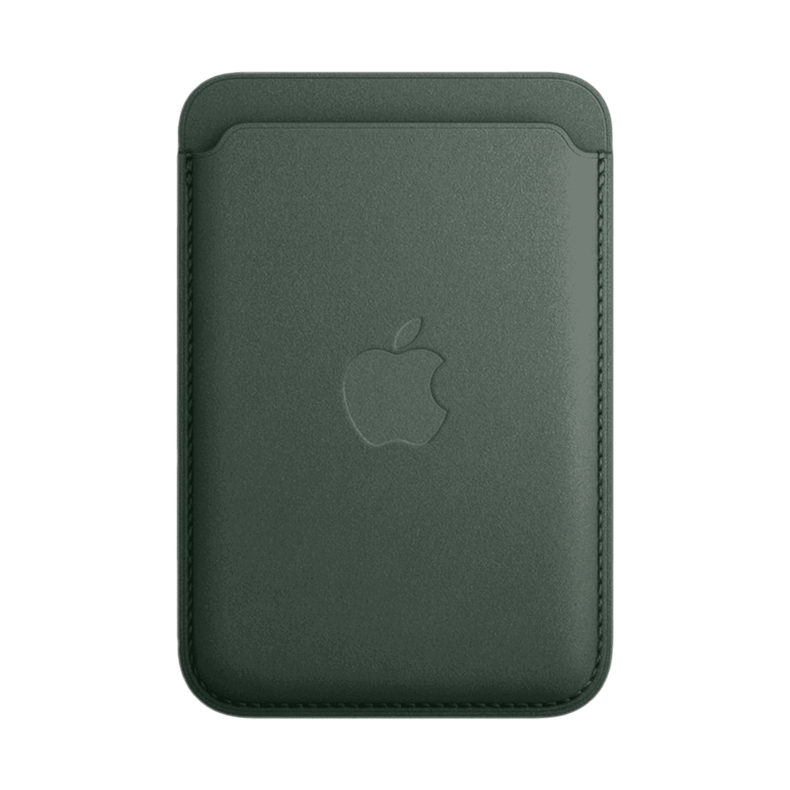 Apple Soft FineWoven Wallet for Apple iPhone 15/15 Pro Max/15/15 Plus/14 Pro/14 Pro Max/14/14 Plus/13 Pro/13 Pro Max/13 Mini/13/12 Pro/12 Pro Max/12 Mini/12 (Built-in Magnet, Evergreen)