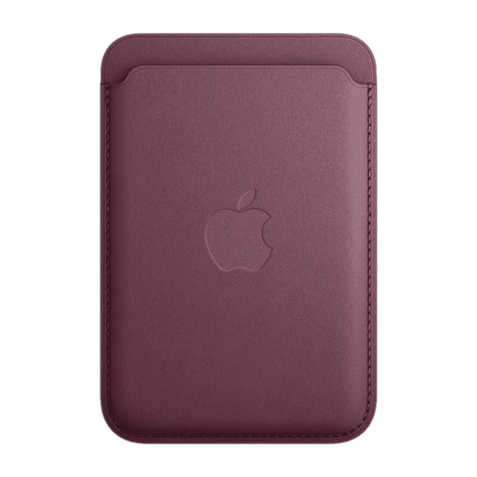Apple Soft FineWoven Wallet for Apple iPhone 15/15 Pro Max/15/15 Plus/14 Pro/14 Pro Max/14/14 Plus/13 Pro/13 Pro Max/13 Mini/13/12 Pro/12 Pro Max/12 Mini/12 (Built-in Magnet, Mulberry)