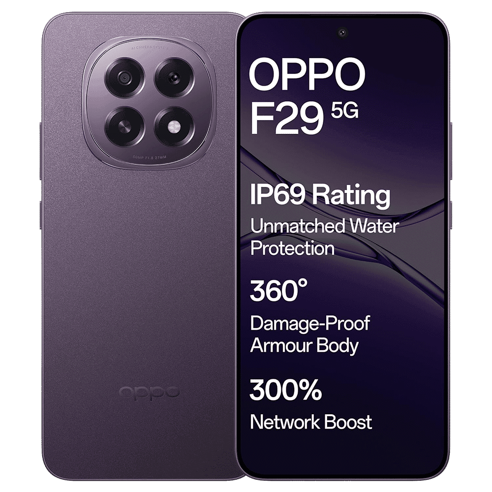 oppo F29 5G (8GB RAM, 128GB, Solid Purple)