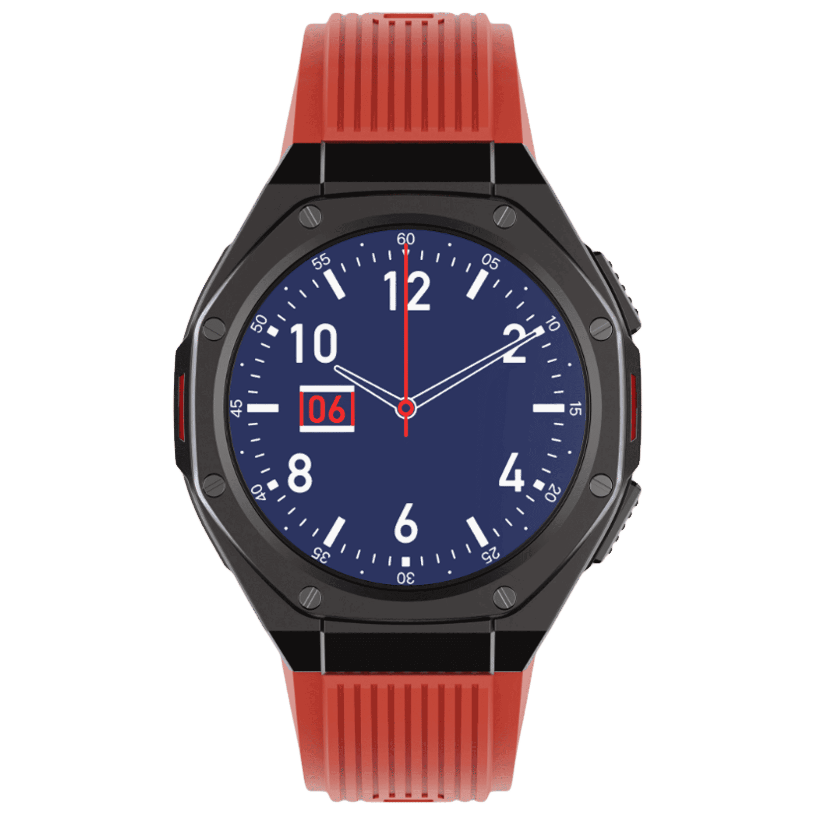 boAt Enigma X600 Smartwatch with Bluetooth Calling (42mm, AMOLED Display, IP68 Water Resistant, Royal Orange Strap)