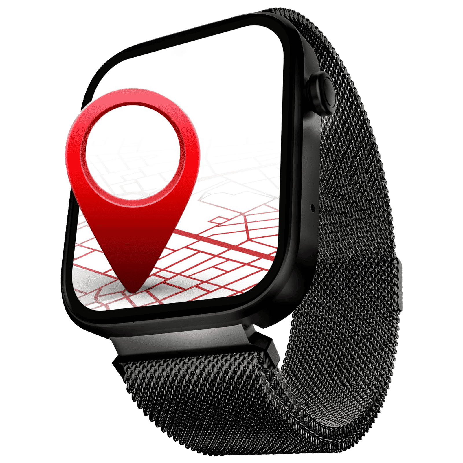 boAt Storm Call 3 Smartwatch with Bluetooth Calling (46.4mm HD Display, IP67 Sweat Resistant, Black Metal Strap)