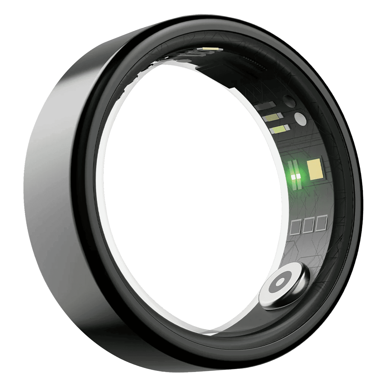 boAt Active Smart Ring with Activity Tracker (Size 9, Water Resistant, Midnight Black)