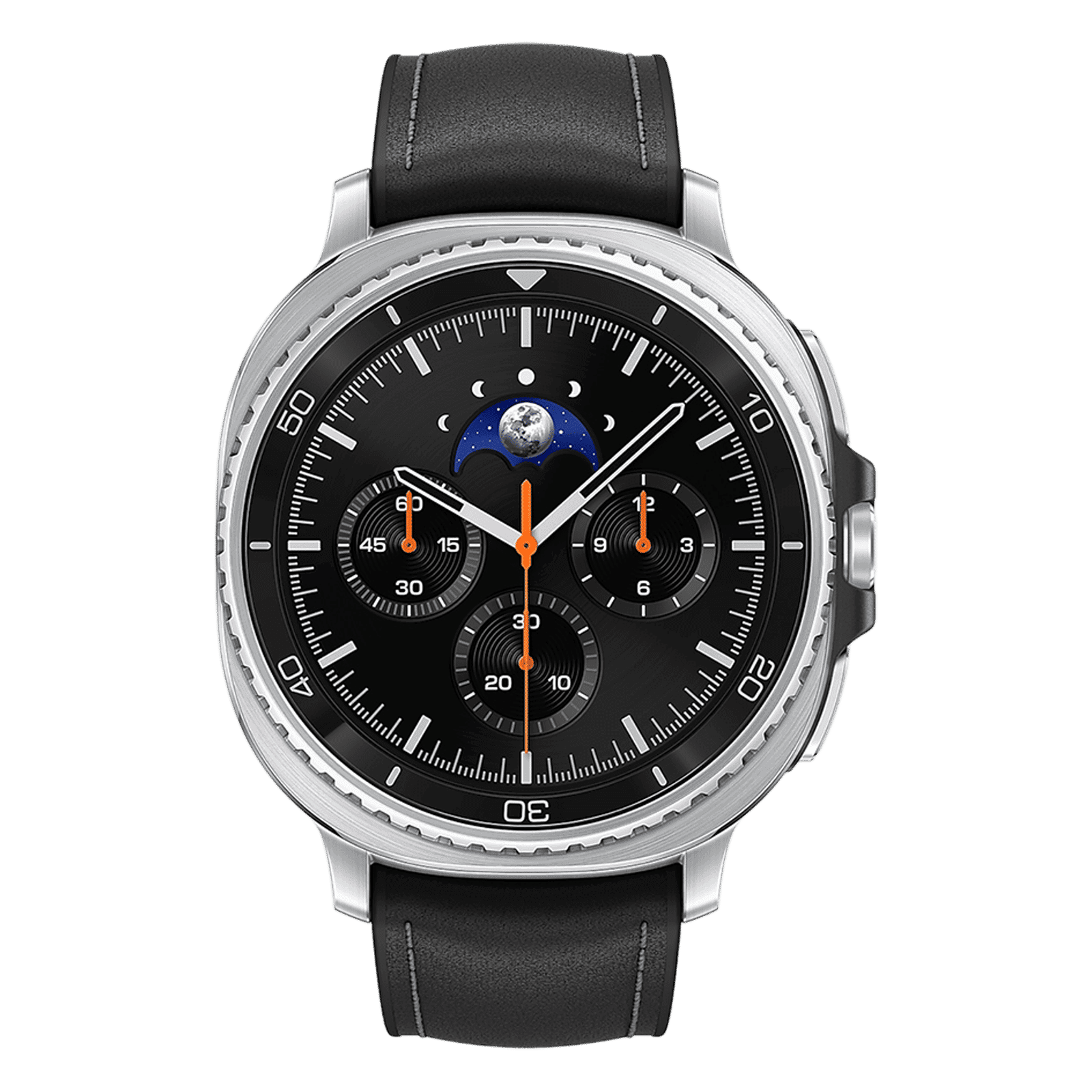 SAMSUNG Galaxy Watch8 Classic GPS+Wi-Fi+BT Wear OS Smartwatch (4.6 cm Super AMOLED Display, 3 nm Processor, Fall Detection, Hybrid Strap)