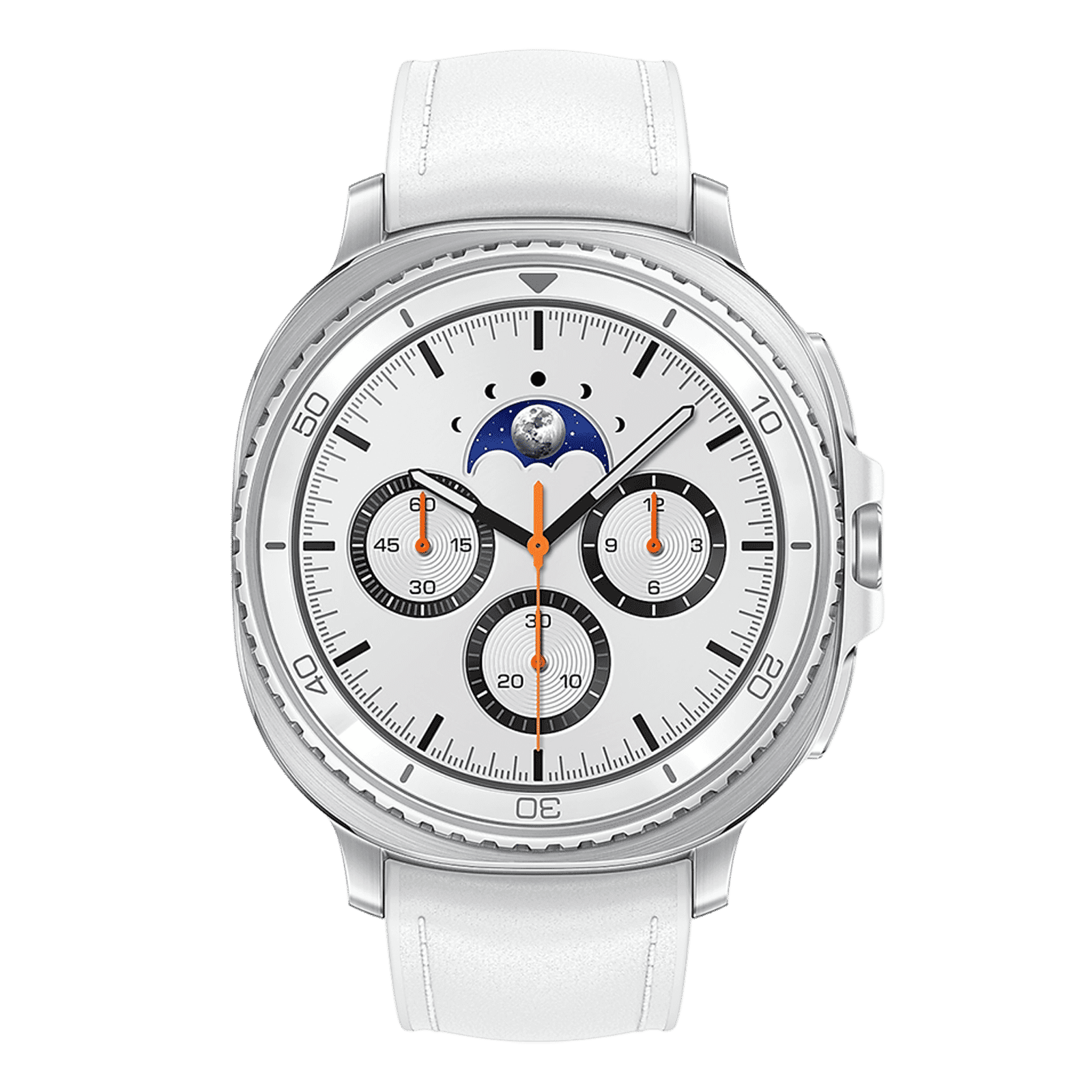 SAMSUNG Galaxy Watch8 Classic GPS+Wi-Fi+BT Wear OS Smartwatch (4.6 cm Super AMOLED Display, 3 nm Processor, Fall Detection, Hybrid Strap)