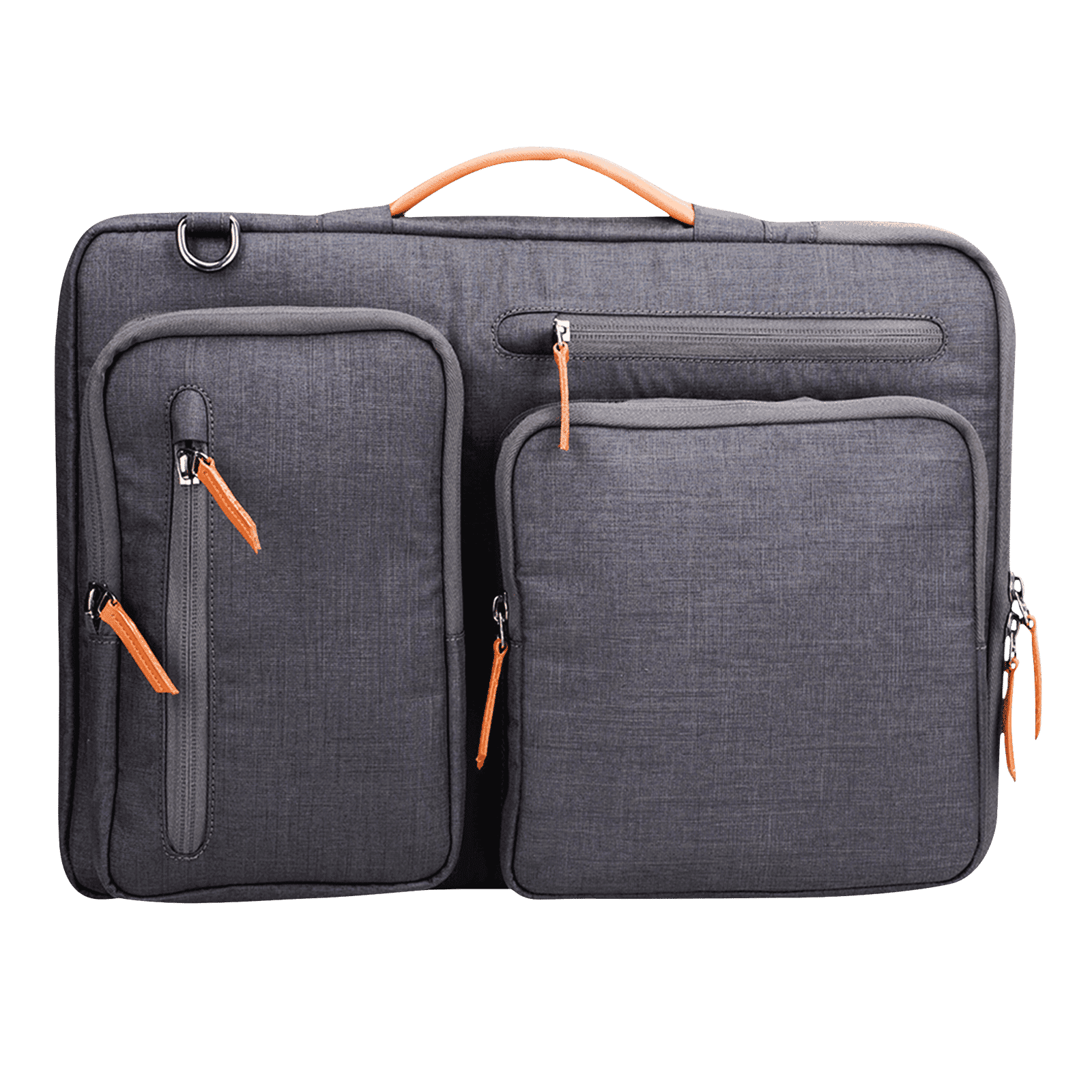 Croma Polyester Fabric Sling Bag for 15.6 Inch Laptop (5.7 L, Water Resistant, Grey)