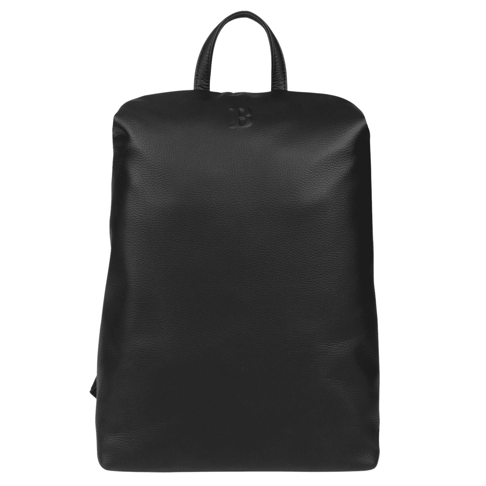 BESTTO PU Leather Laptop Backpack for 14 Inch Laptop (17.6 L, Adjustable Shoulder Strap, Black)