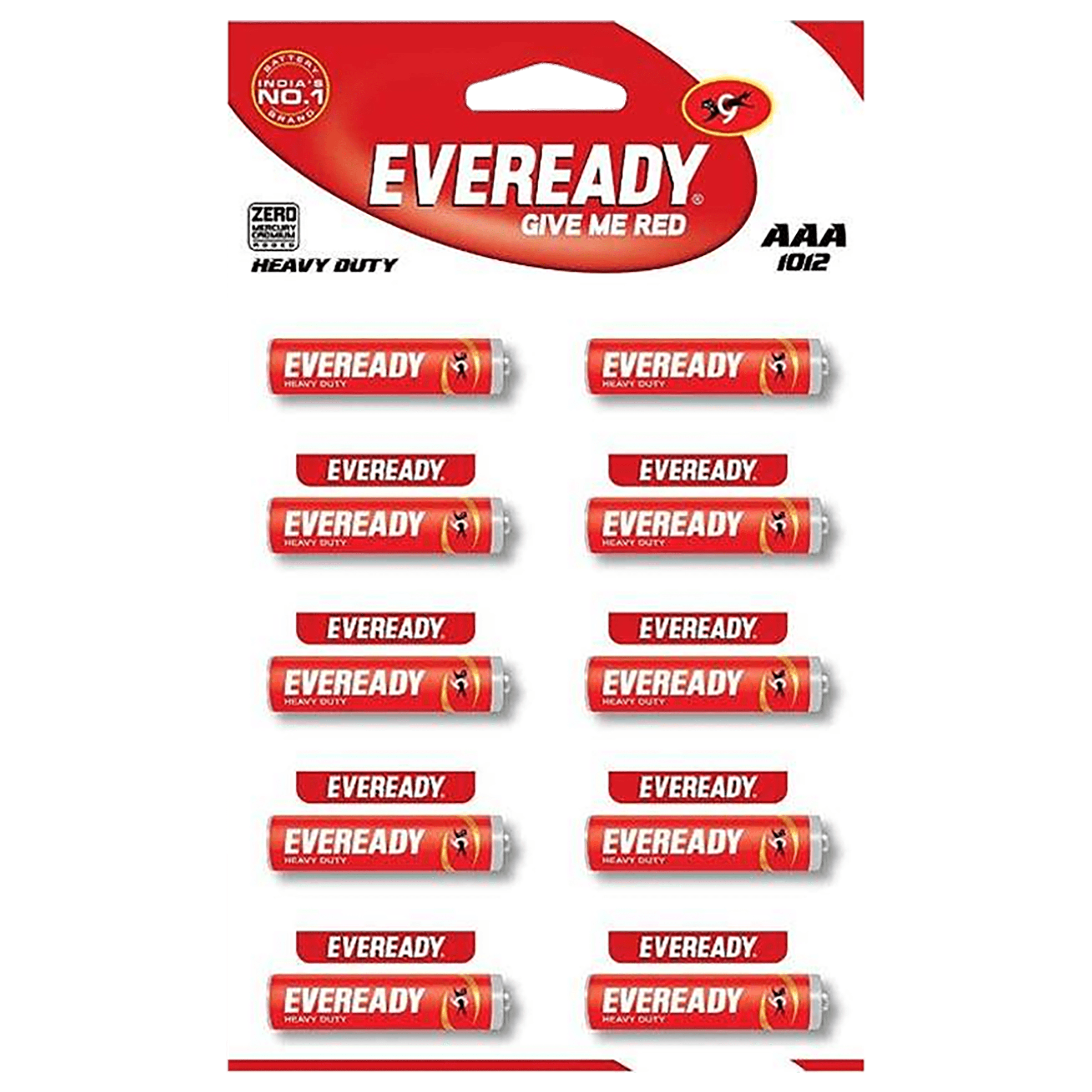 EVEREADY 1012 Carbon Zinc AAA Battery (Pack of 10)