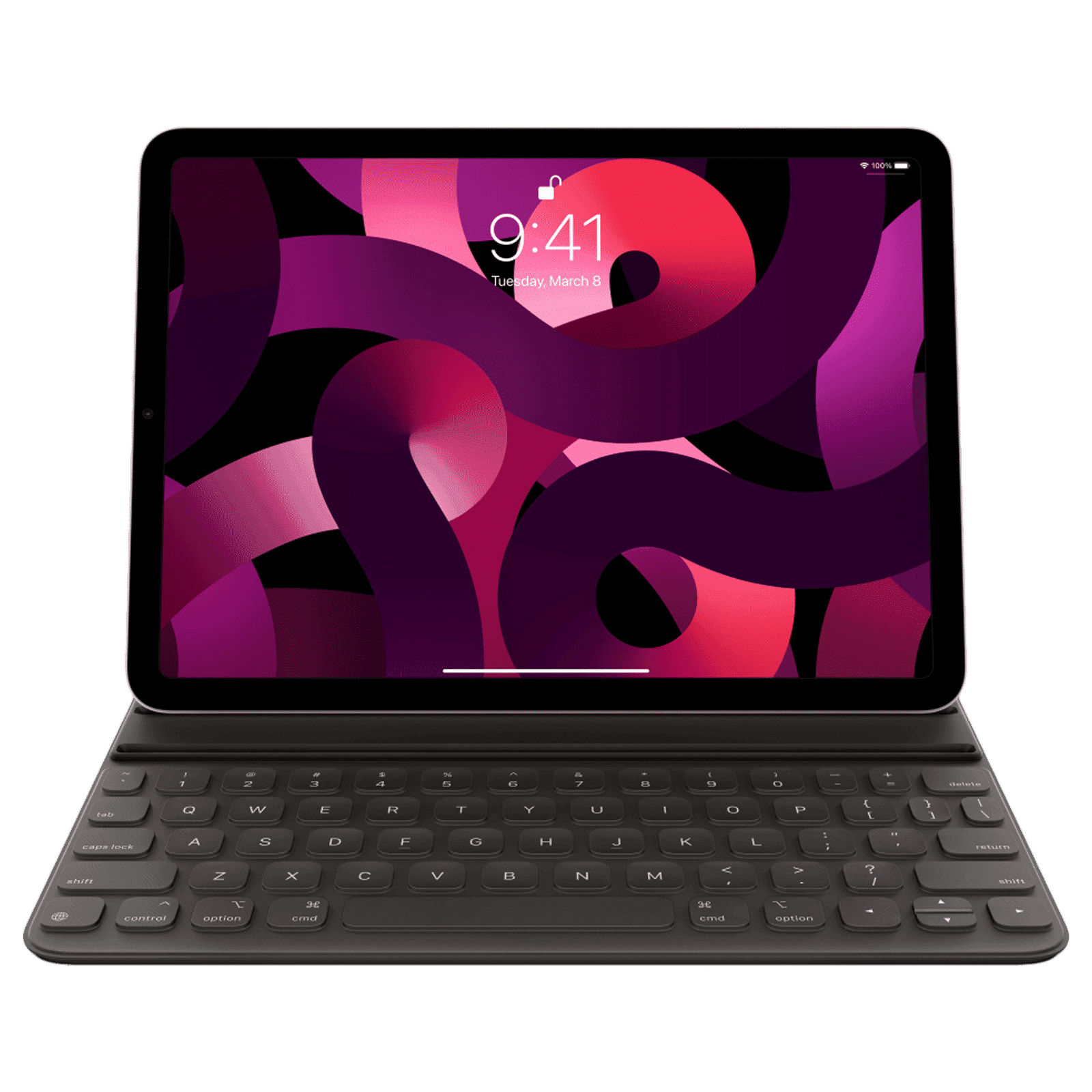 Apple Wireless Smart Keyboard for iPad Pro 11 Inch (4th Gen), iPad Air (5th Gen) with Convenient Viewing Angles (Black)