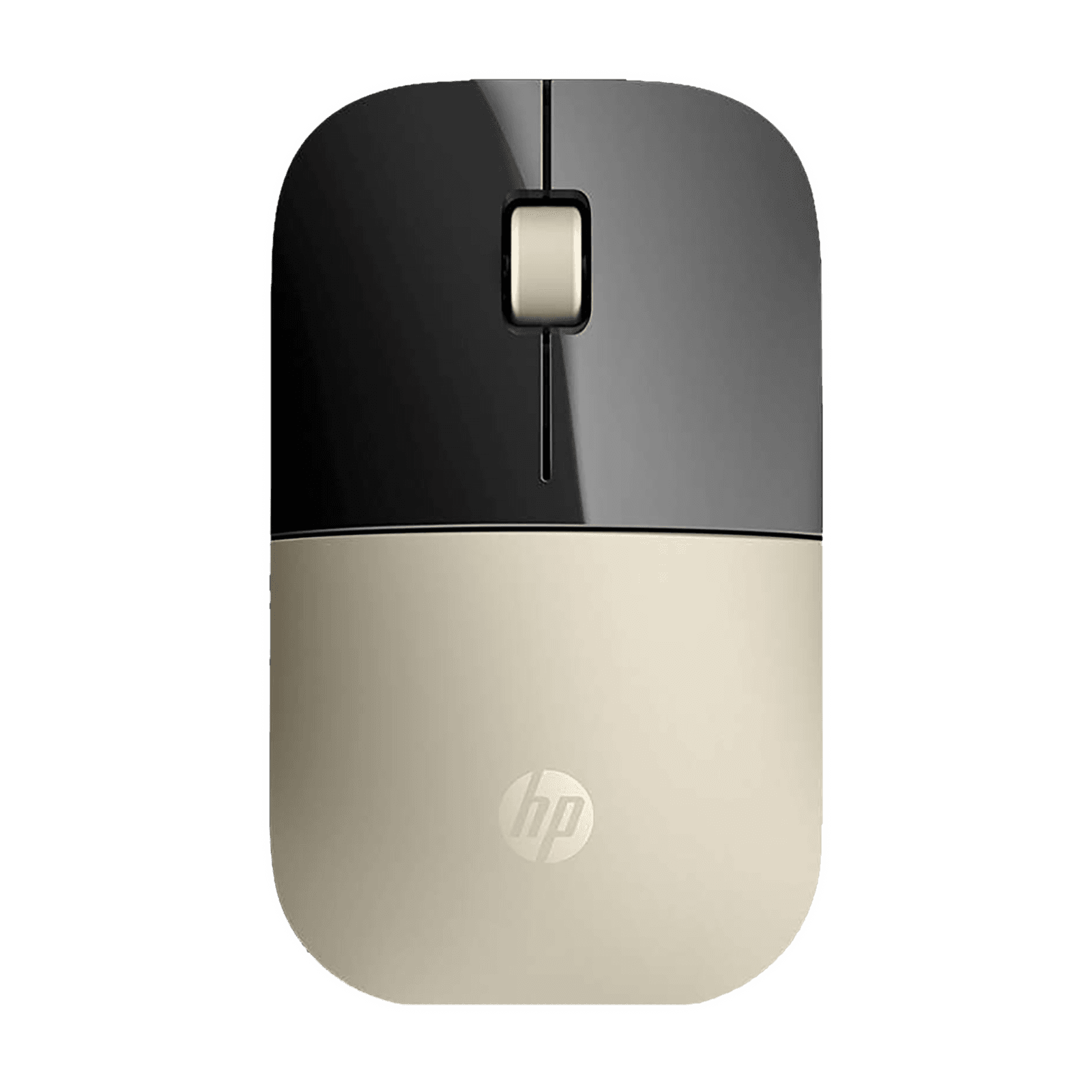 HP Z3700 Bluetooth & 2.4GHz Wireless Optical Mouse (1200 DPI, Sleek Design, Gold & Black)