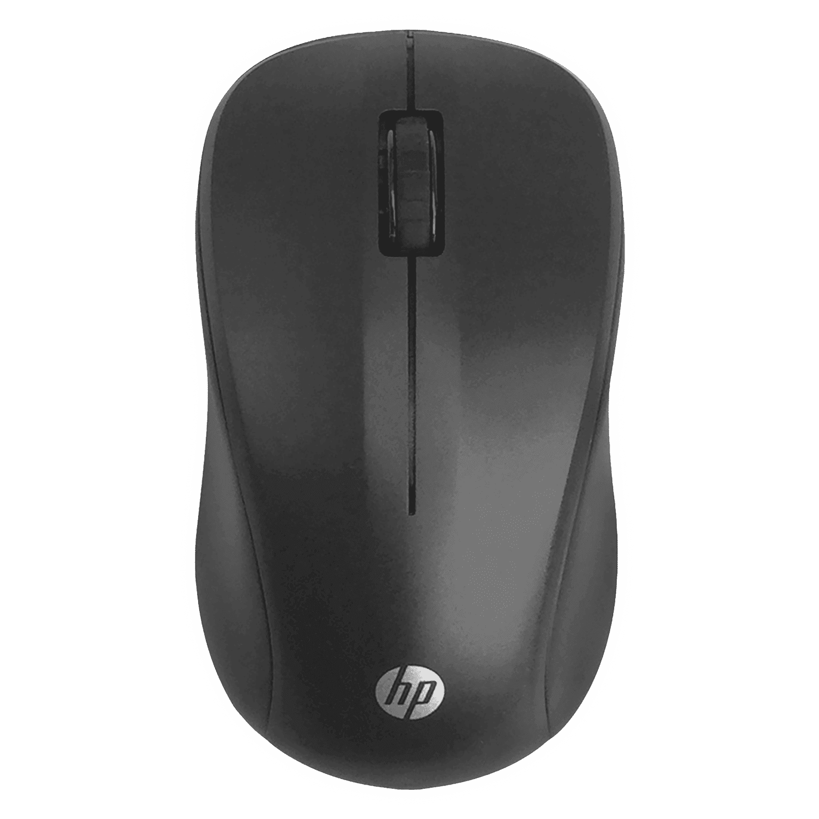 HP S500 2.4GHz Wireless Optical Mouse with Anti-Slip Rubber Scroll Wheel (1000 DPI, Ambidextrous Design, Black)