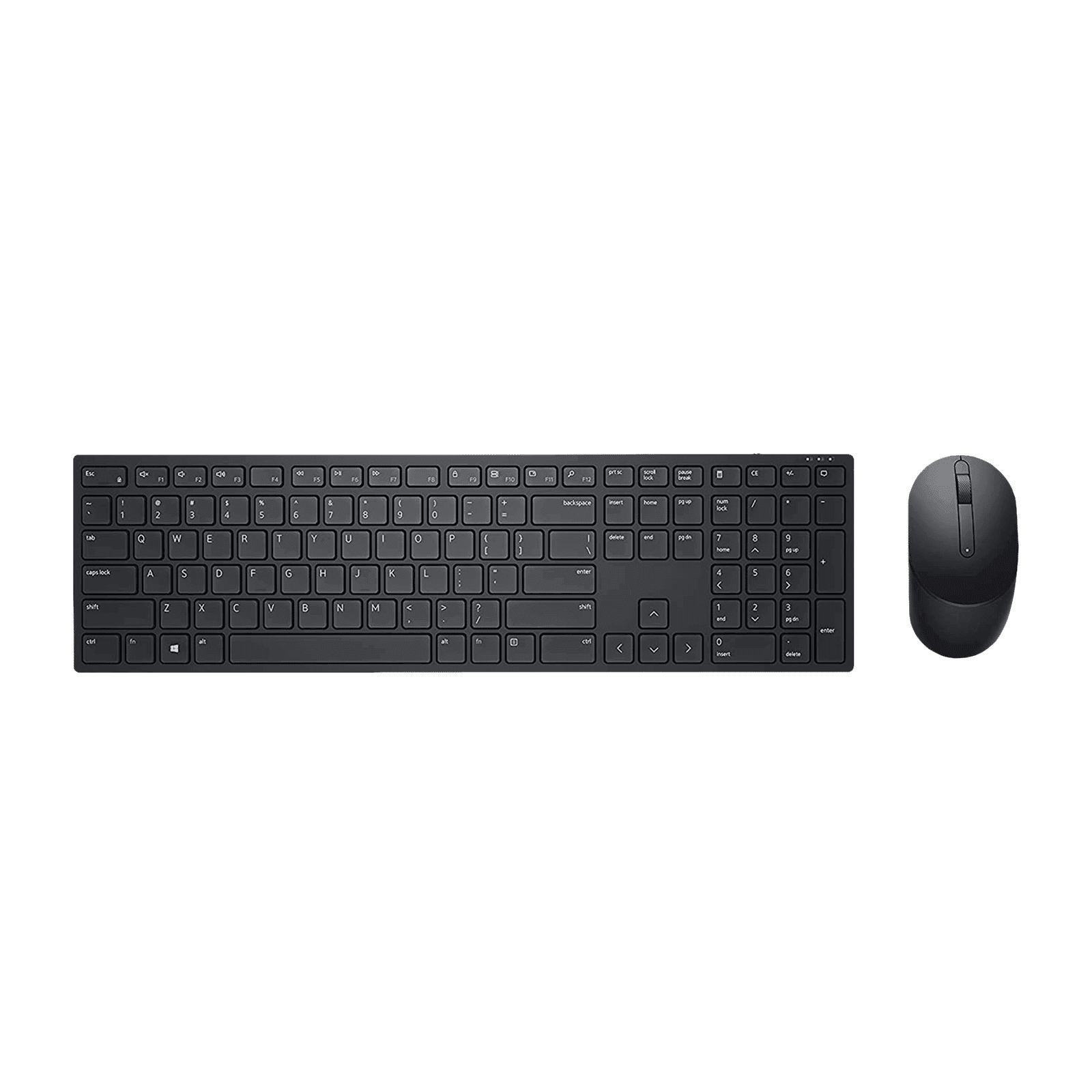 DELL KM5221W Pro Wireless Keyboard & Mouse Combo (4000 DPI Adjustable, 12 Programmable Keys, Black)