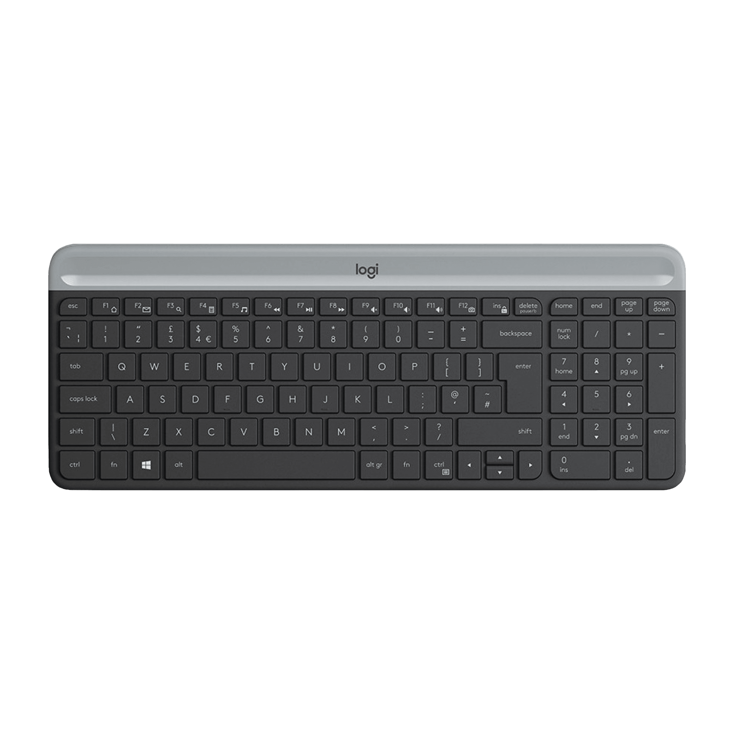 logitech K580 Bluetooth & 2.4GHz Wireless Keyboard with Multi Device Connectivity (Ultra-Slim Profile, Black)