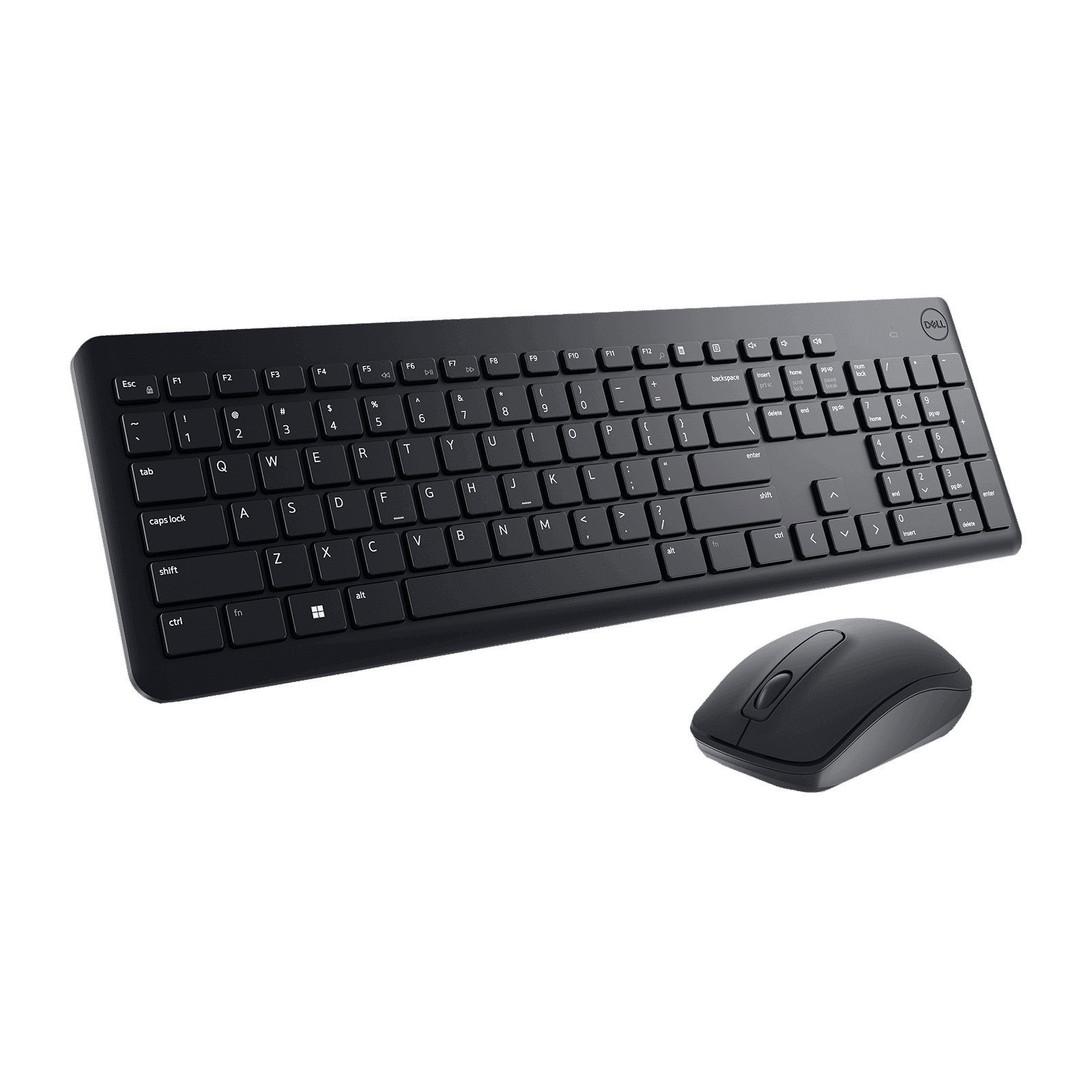 DELL KM3322W Wireless Keyboard & Mouse Combo (1000 DPI, Spill Resistant, Black)