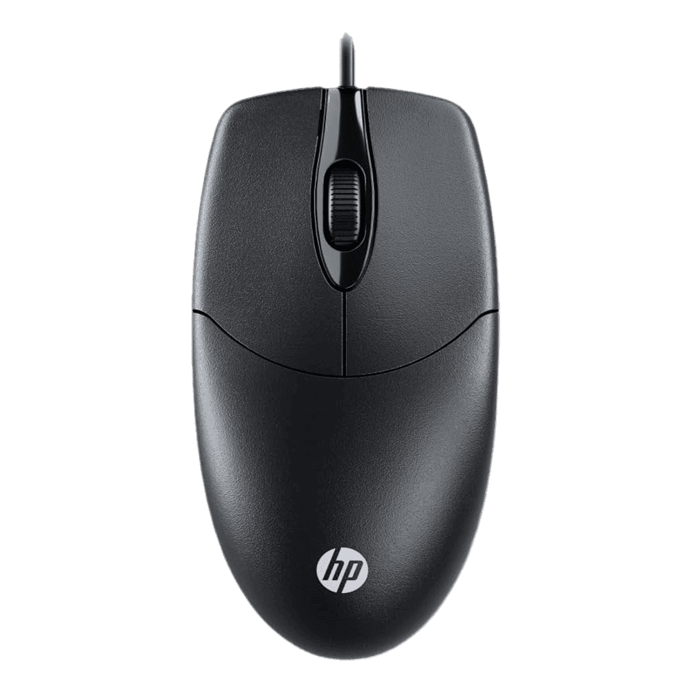 HP M050 Wired Mouse (1200 DPI, Optical Engine, Black)
