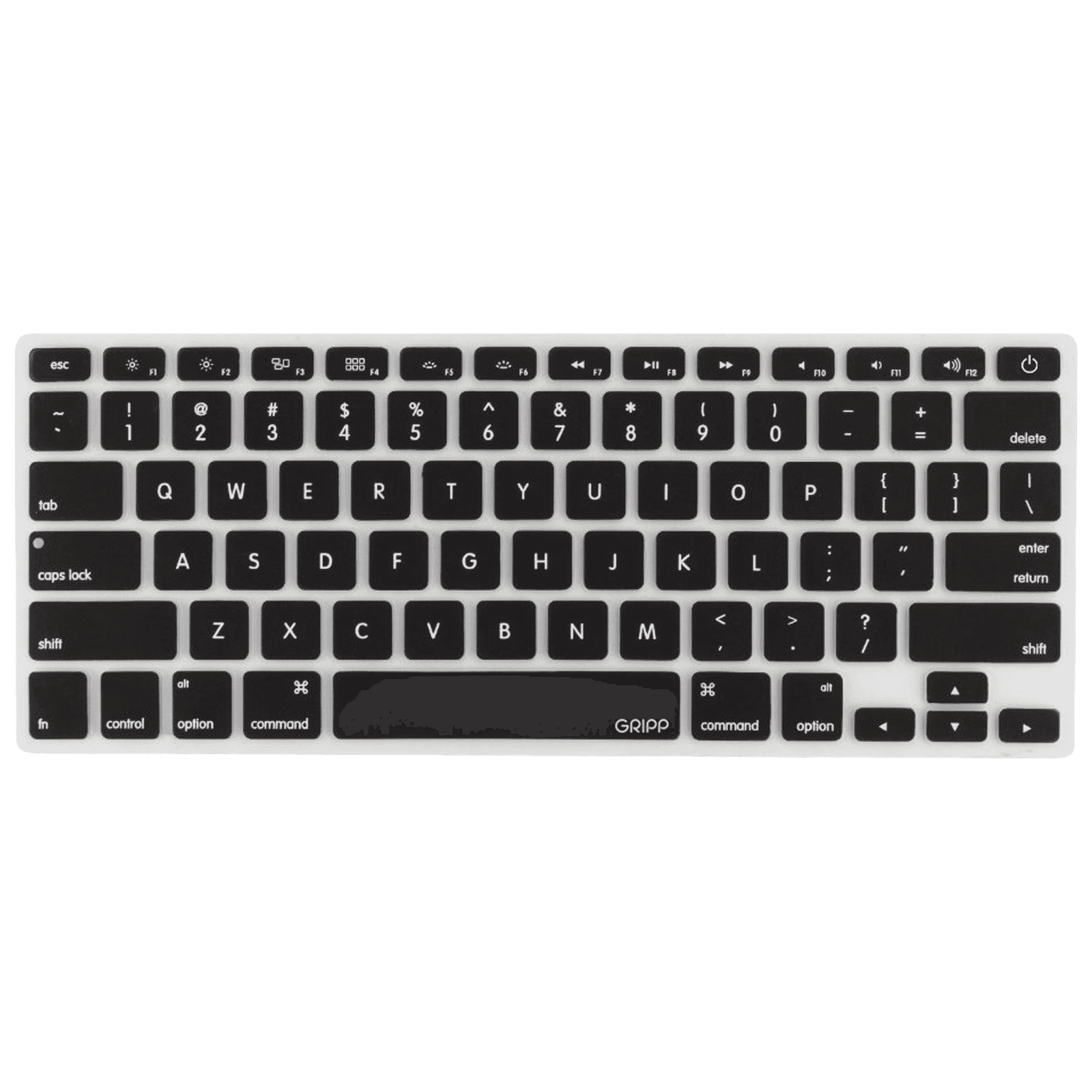 GRIPP Keyboard Guard For MacBook Air 13 Inch (Washable and Removable, GR-MBA13-KGBK, Black)