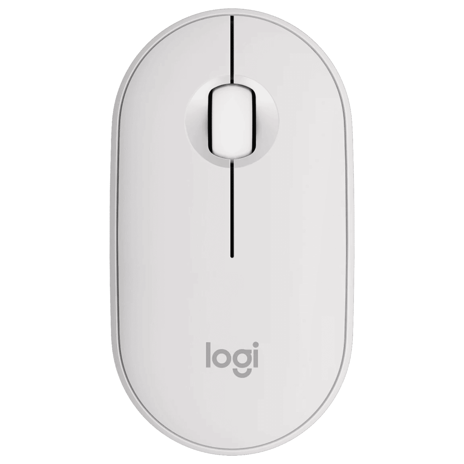 logitech Pebble Mouse 2 Wireless Optical Mouse with Silent Click Buttons (1000 DPI, Ultra Portable, Tonal White)