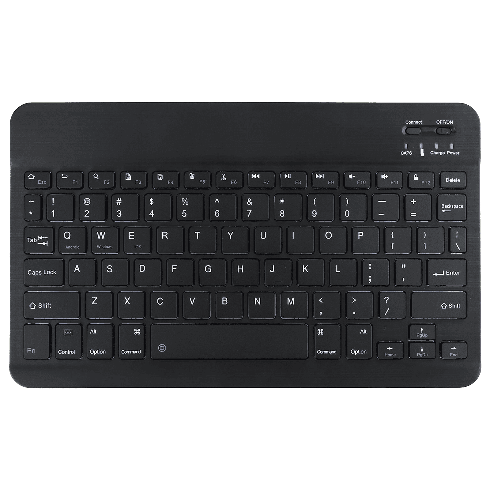Candytech KEYBEE Bluetooth Keyboard for 10 Inch Tablets (ABS Material with 78 Keys, Black)