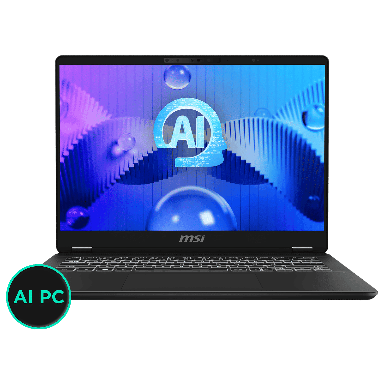 MSI Prestige 14 AI Evo C1MG 058IN Intel Core Ultra 5 Business Laptop (16GB, 512GB SSD, Windows 11 Home, 14 inch FHD Plus Display, MS Office 2021, Stellar Gray, 1.7 KG)