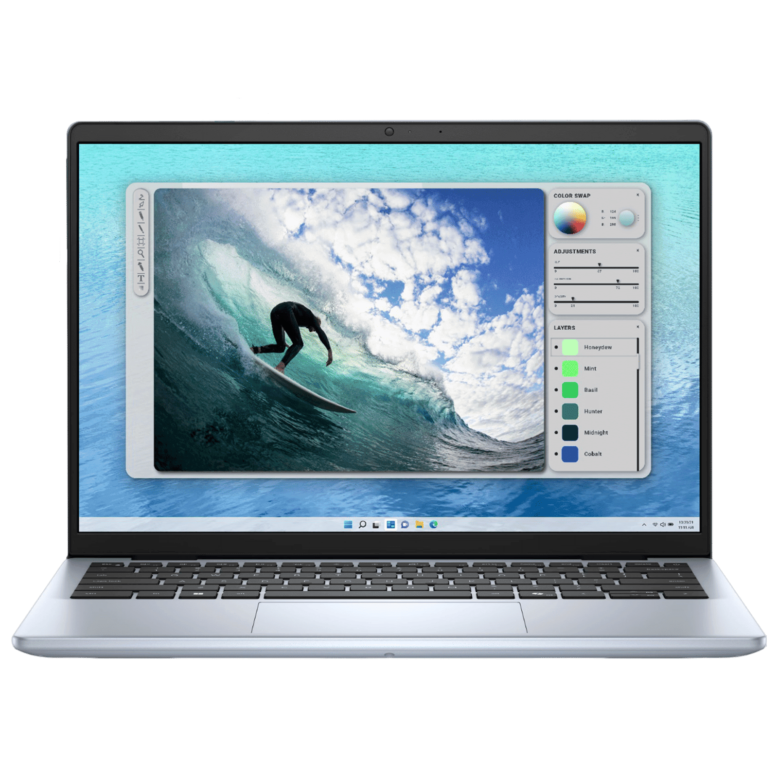 DELL Inspiron 14 5440 Intel Core i5 13th Gen Thin & Light Laptop (16GB, 512GB SSD, Windows 11, 14 inch Full HD IPS Display, MS Office 2021, Ice Blue, 1.54 KG)