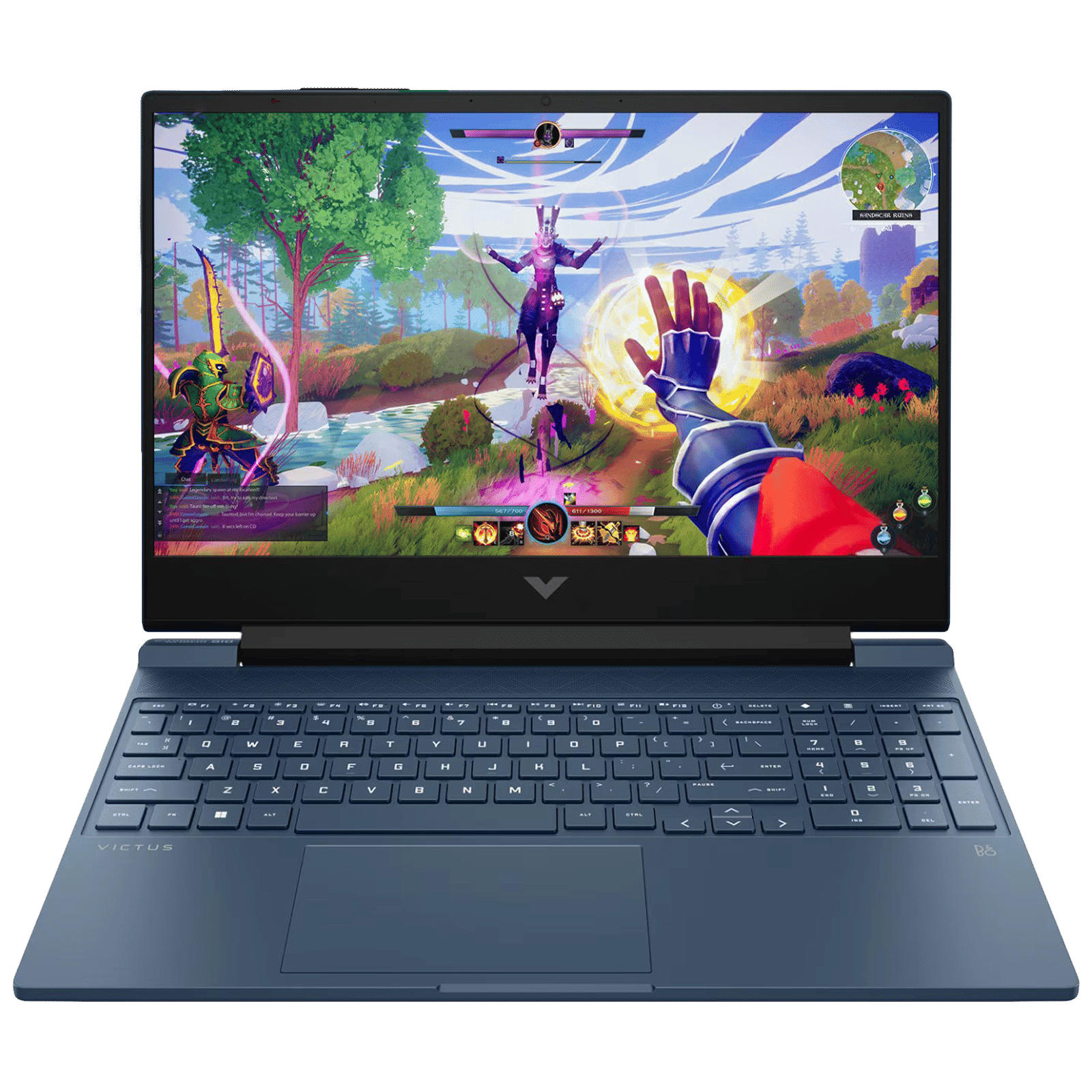 HP Victus Intel Core i5 13th Gen Gaming Laptop (16GB, 512GB SSD, Windows 11 Home, 4GB Graphics, 15.6 inch 144 Hz Full HD IPS Display, NVIDIA GeForce RTX 2050, Performance Blue, 2.29 KG)