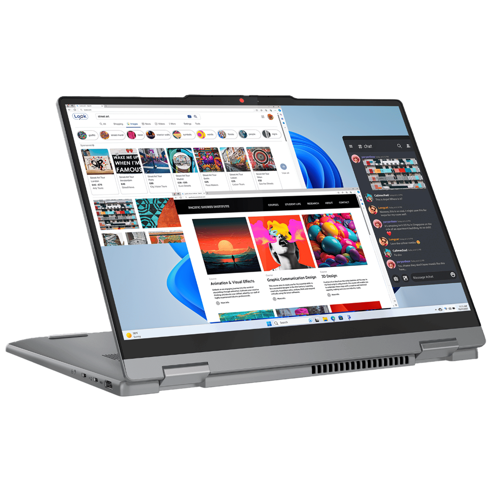 Lenovo IdeaPad 5 14IRH9 Intel Core i5 13th Gen Touchscreen 2-in-1 Laptop (16GB, 512GB SSD, Windows 11 Home, 14 inch WUXGA IPS Display, MS Office 2024, Luna Grey, 1.6 KG)