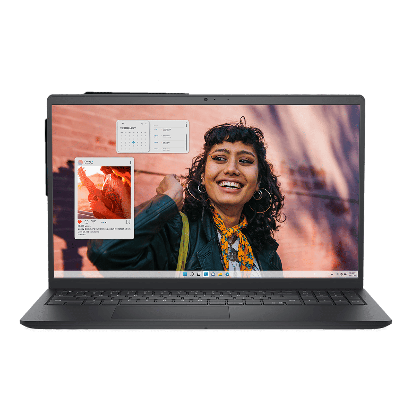 DELL Inspiron 15 3530 Intel Core i3 13th Gen Thin & Light Laptop (8GB RAM, 512GB SSD, Windows 11 Home, 15.6 inch Full HD IPS Display, MS Office Home 2024, Carbon Black, 1.62 KG)