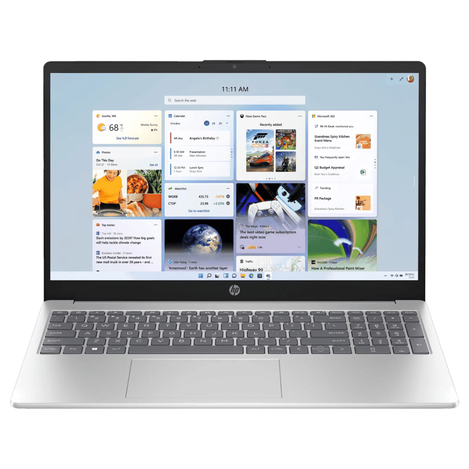 HP 15-fc0155AU AMD Ryzen 5 7520U Thin & Light Laptop (8GB, 512GB SSD, Windows 11 Home, 15.6 inch Full HD Display, Natural Silver, 1.59 KG)