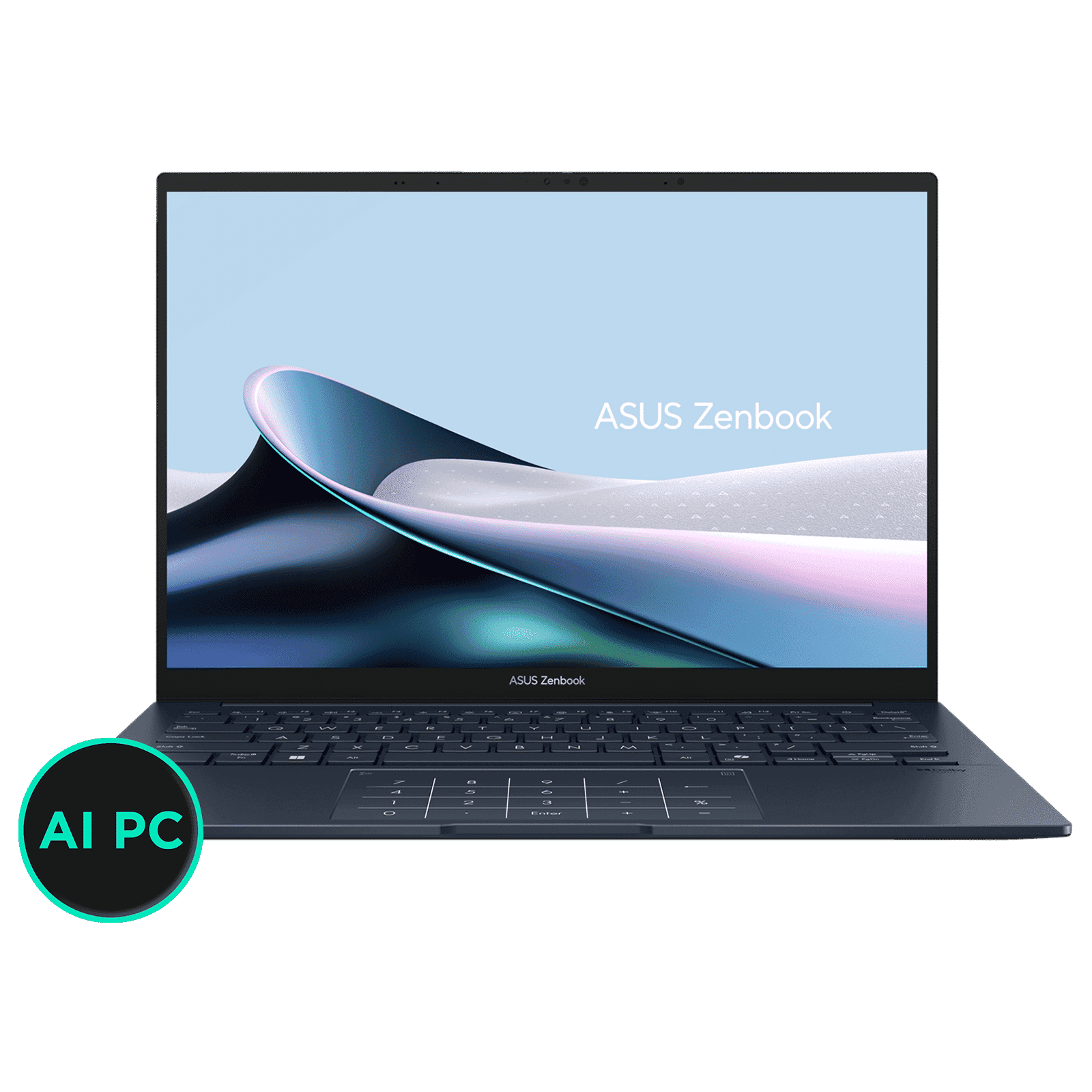 ASUS Zenbook 1 Intel Core Ultra 7 255H Touchscreen Notebook Laptop (32GB, 1TB SSD, Windows 11 Home, 14 inch OLED Display, MS Office 2024, Ponder Blue, 1.28 KG)