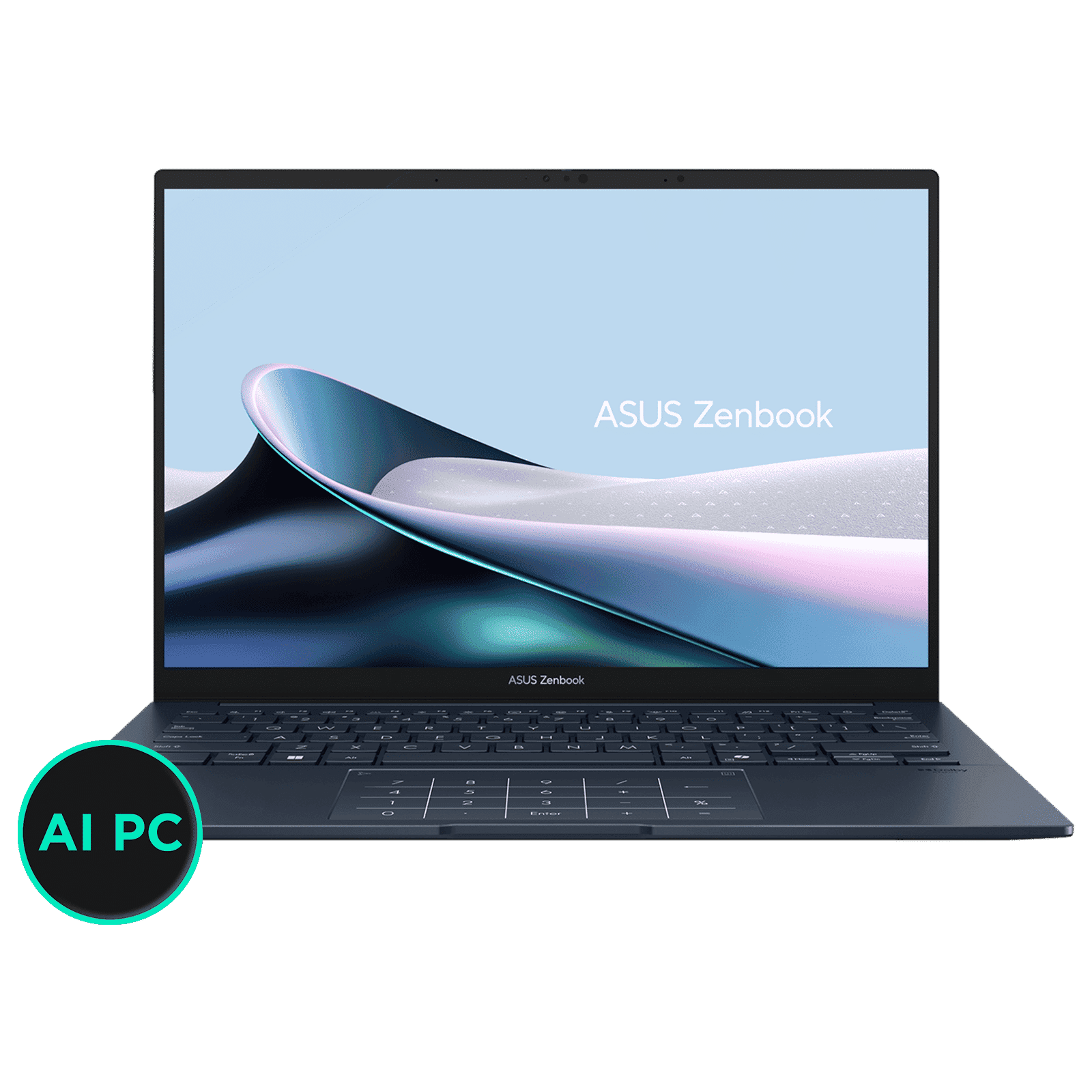 ASUS Zenbook 1 Intel Core Ultra 5 225H Touchscreen Notebook Laptop (16GB, 1TB SSD, Windows 11 Home, 14 inch OLED Display, MS Office 2024, Ponder Blue, 1.28 KG)