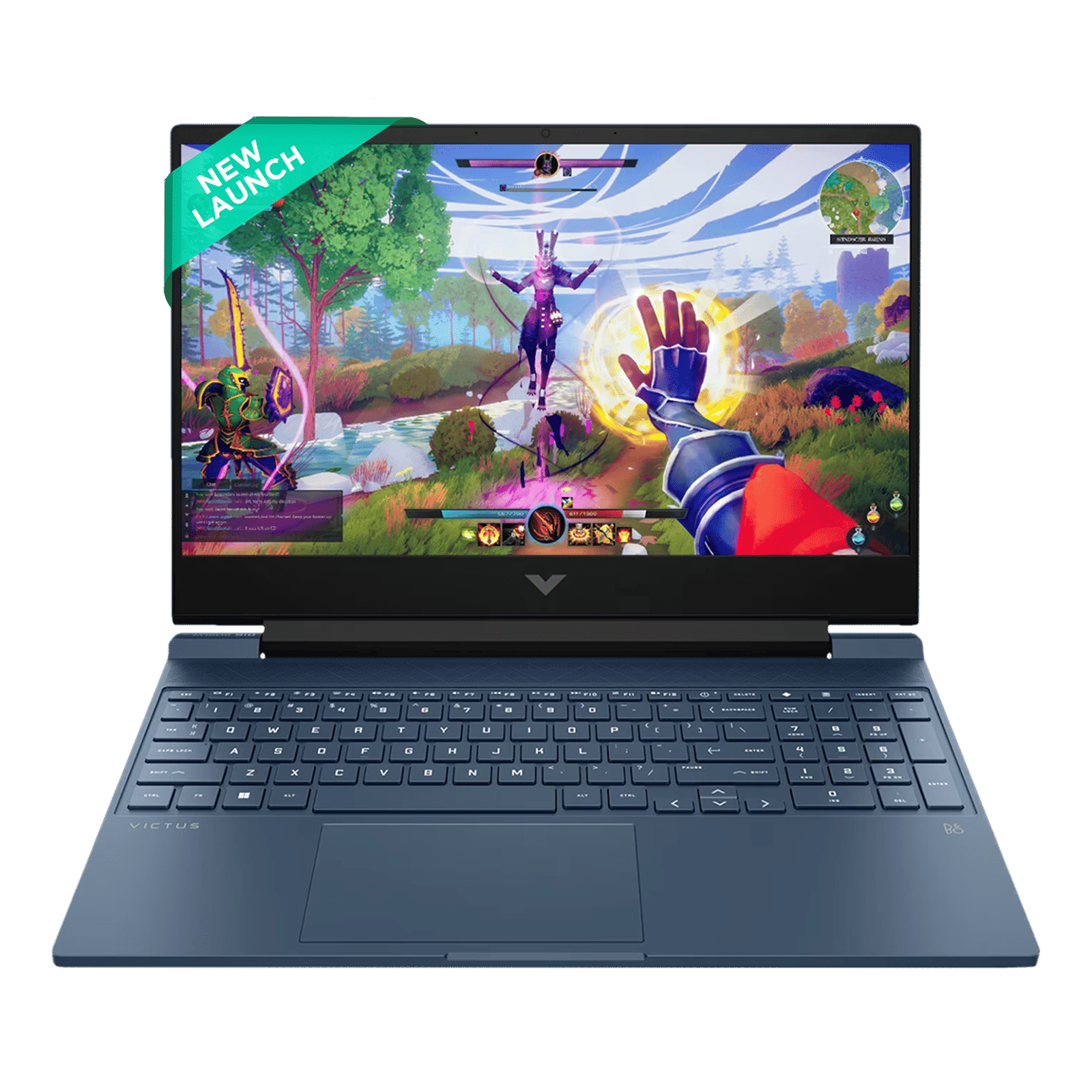 HP Victus 15-fb3004AX AMD Ryzen 5 Gaming Laptop (16GB, 512GB SSD, Windows 11 Home, 4GB Graphics, 15.6 inch 144 Hz Full HD IPS Display, NVIDIA GeForce RTX 2050, MS Office Home 2024, Performance Blue, 2.29 KG)