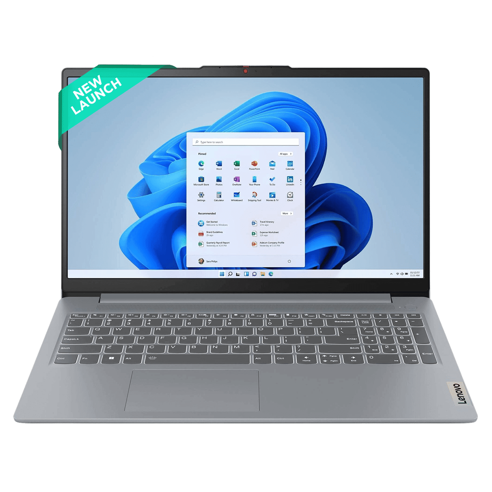 Lenovo IdeaPad Slim 3 15ABR8 AMD Ryzen 7 Thin & Light Laptop (16GB, 512GB SSD, Windows 11 Home, 15.6 inch Full HD Display, MS Office Home 2024, Arctic Grey, 1.62 KG)