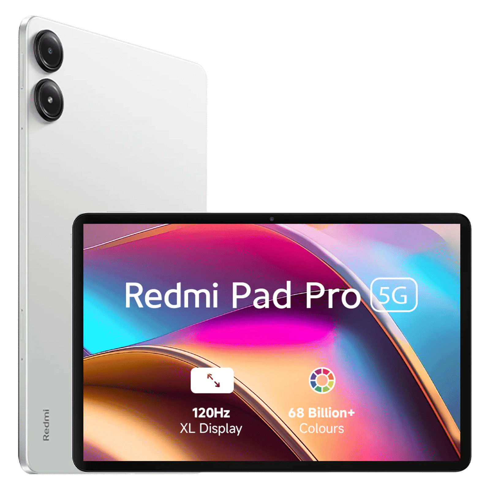 Redmi Pad Pro Wi-Fi+5G Android Tablet (12.1 Inch, 8GB RAM, 128GB ROM, Quick Silver)