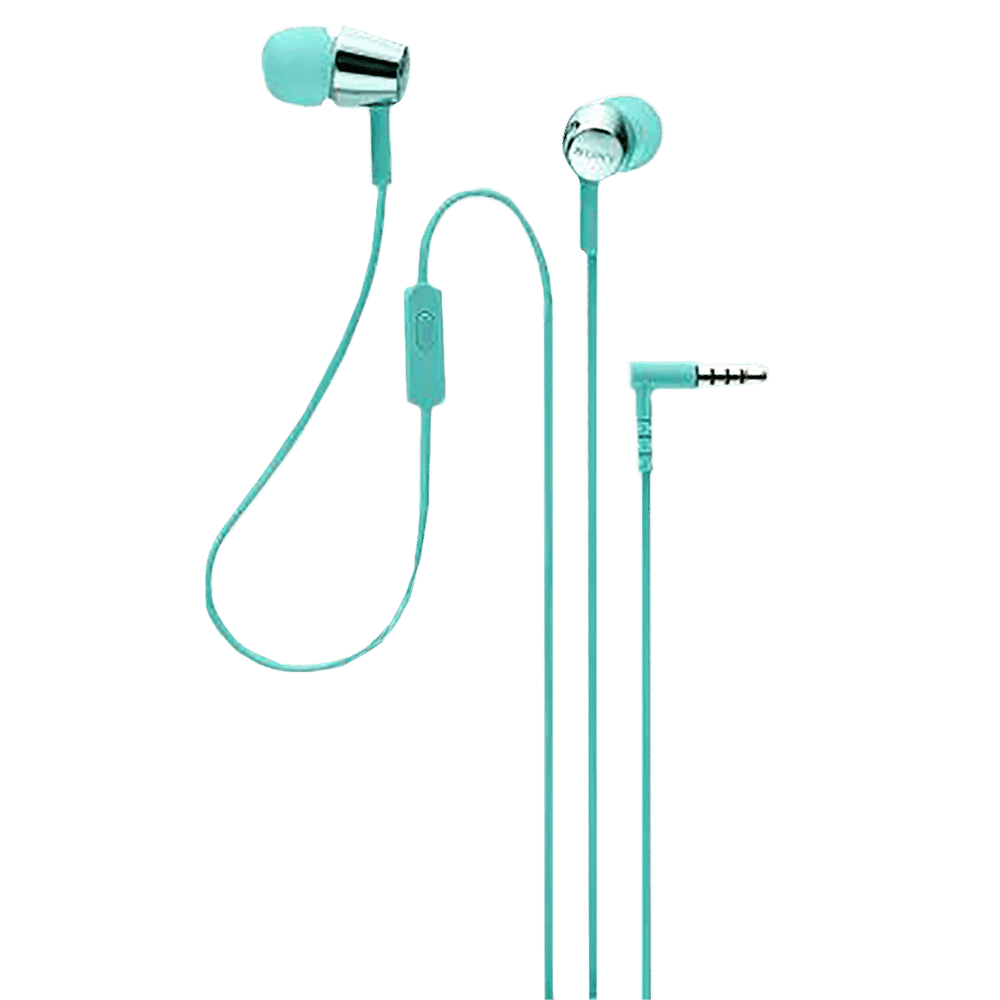 SONY MDR-EX155APLQIN Wired Earphone with Mic (In Ear, Light Blue)