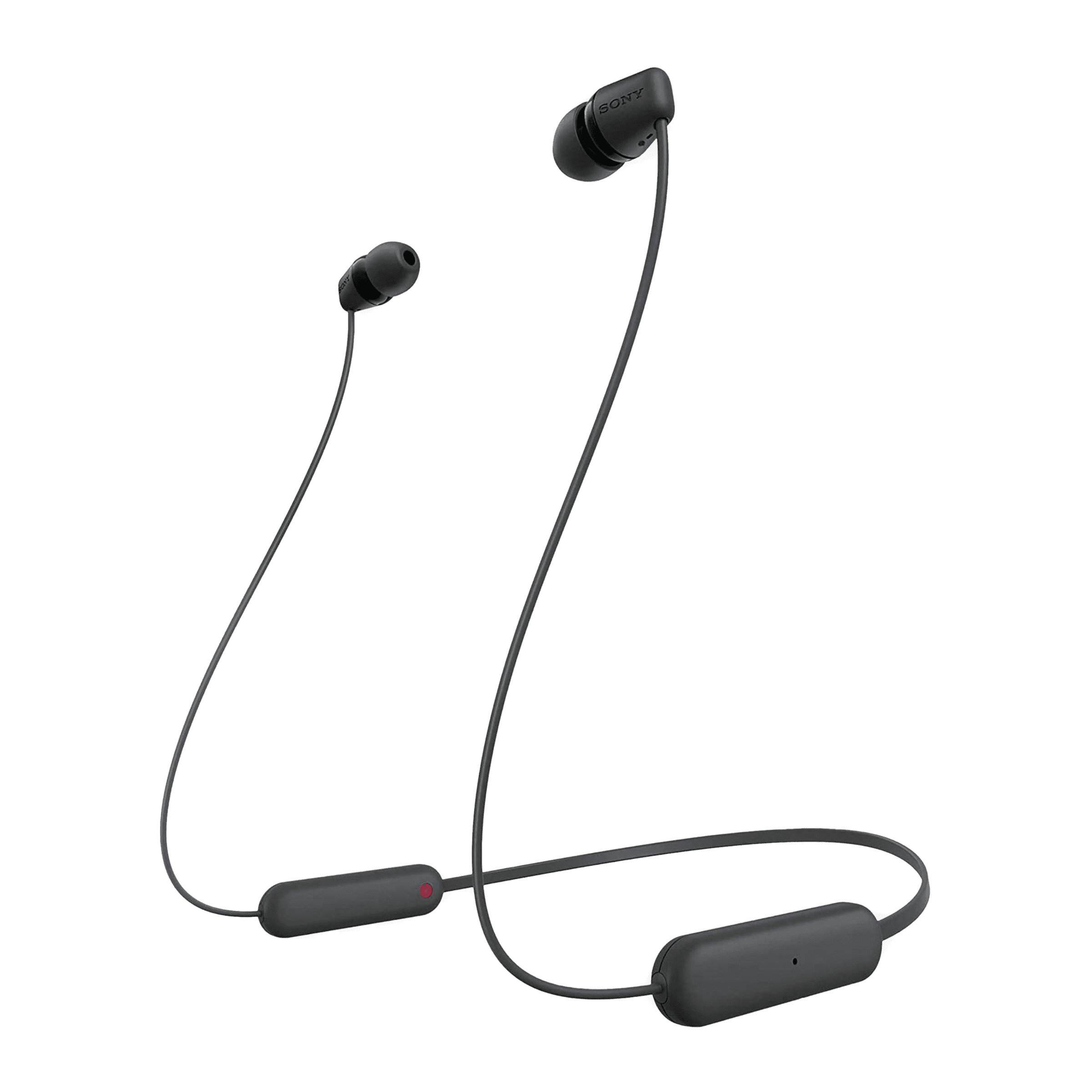 SONY WI-C100 Neckband (IPX4 Sweat & Splashproof, 25 Hours Playtime, Black)