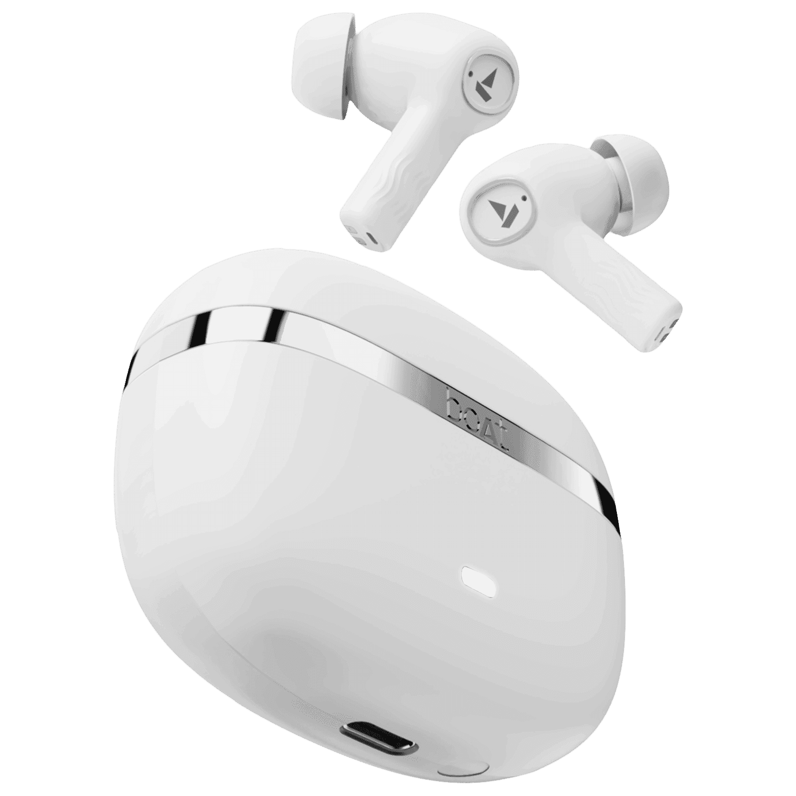 boAt Nirvana Ion TWS Earbuds with Environmental Noise Cancellation (IPX4 Water Resistant, 120 Hours Playback, Ivory White)