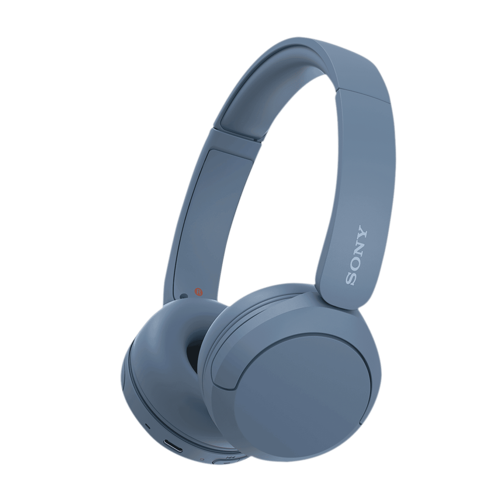SONY WH-CH520 Bluetooth Headphone with Mic (30mm Driver, On Ear, Blue)