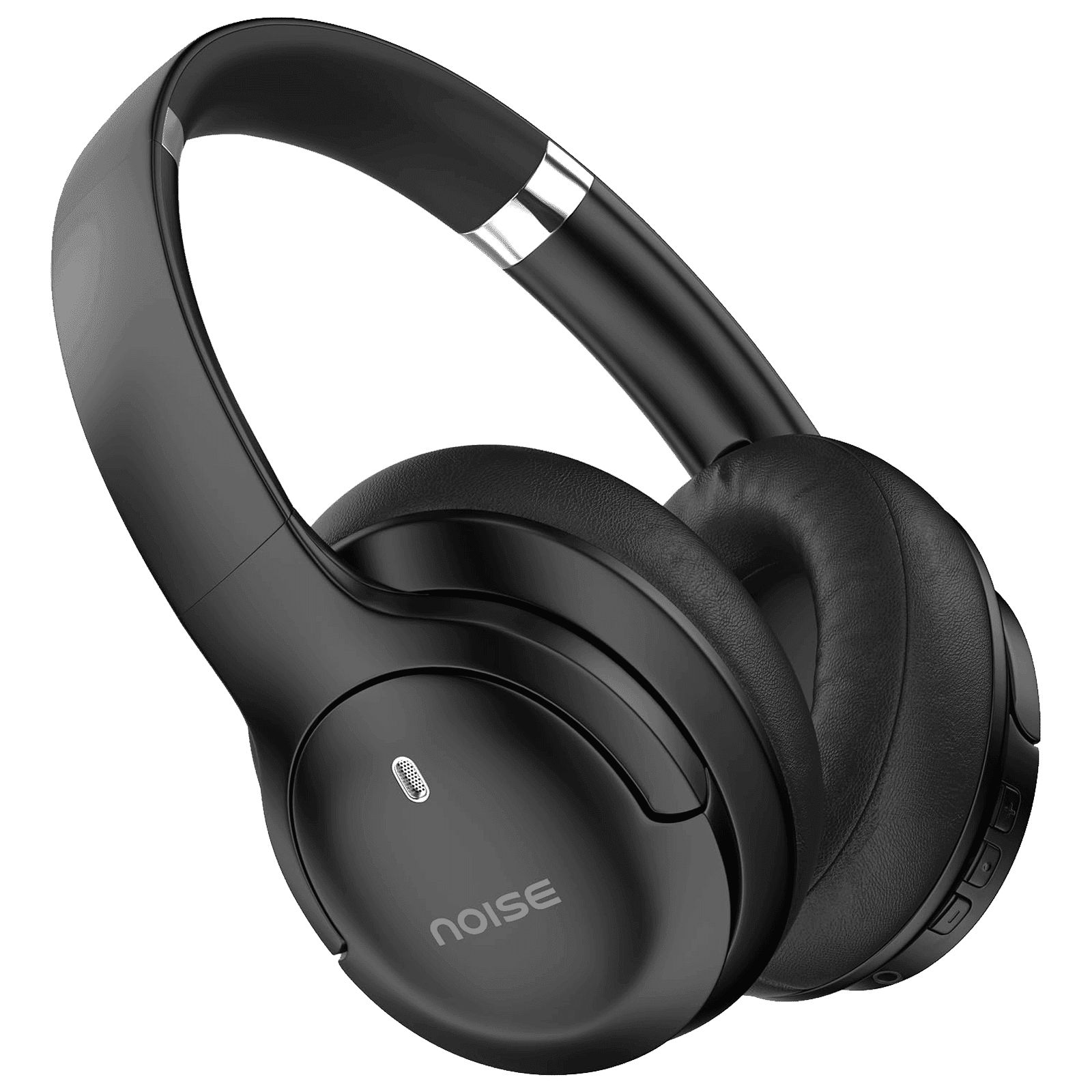 noise Airwave Max 4 Bluetooth Headphone with Mic (Ultra Low Latency, Over Ear, Carbon Black)