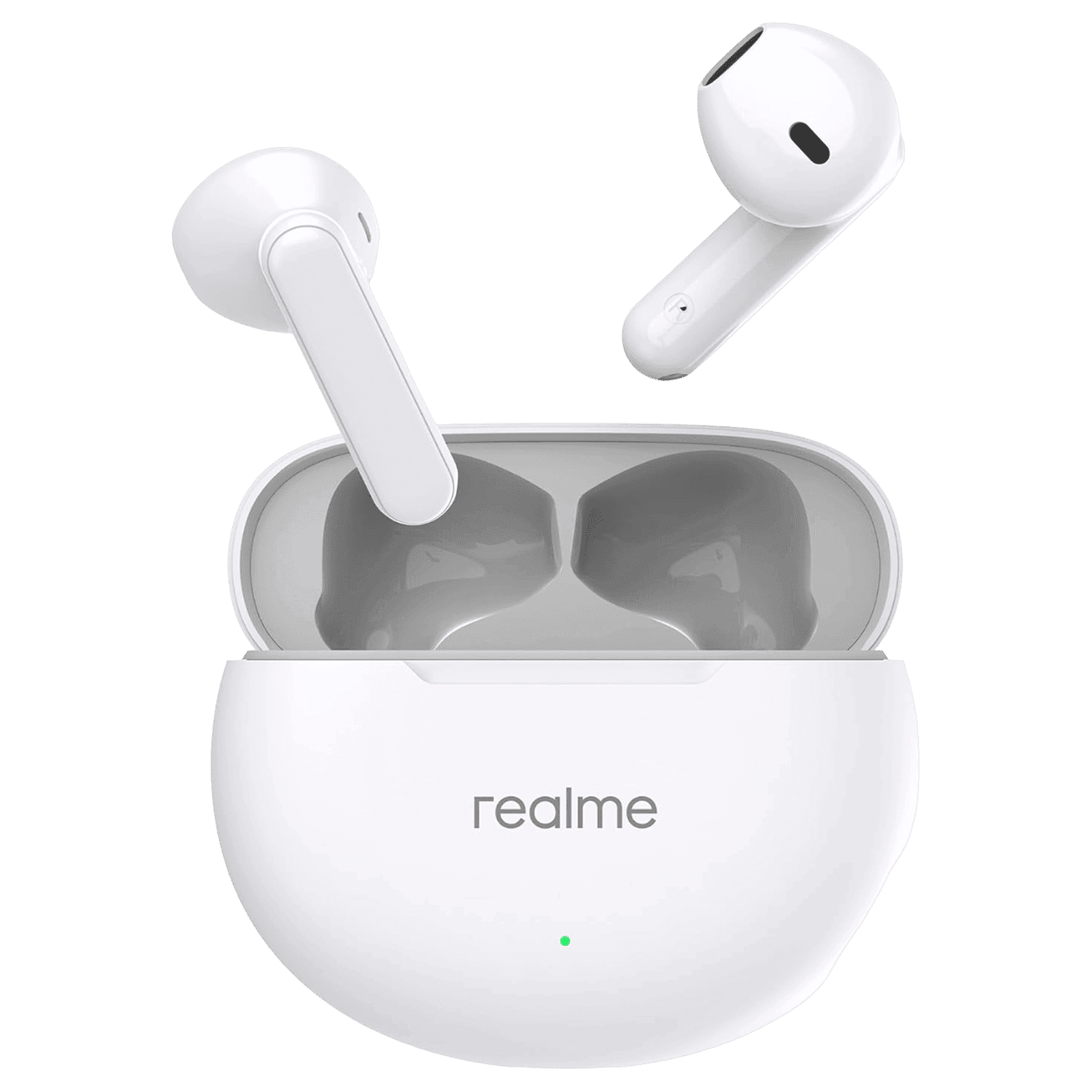 realme Buds T01 TWS Earbuds with AI ENC Noise Cancellation (IPX4 Water Resistant, Google Fast Pair, White)