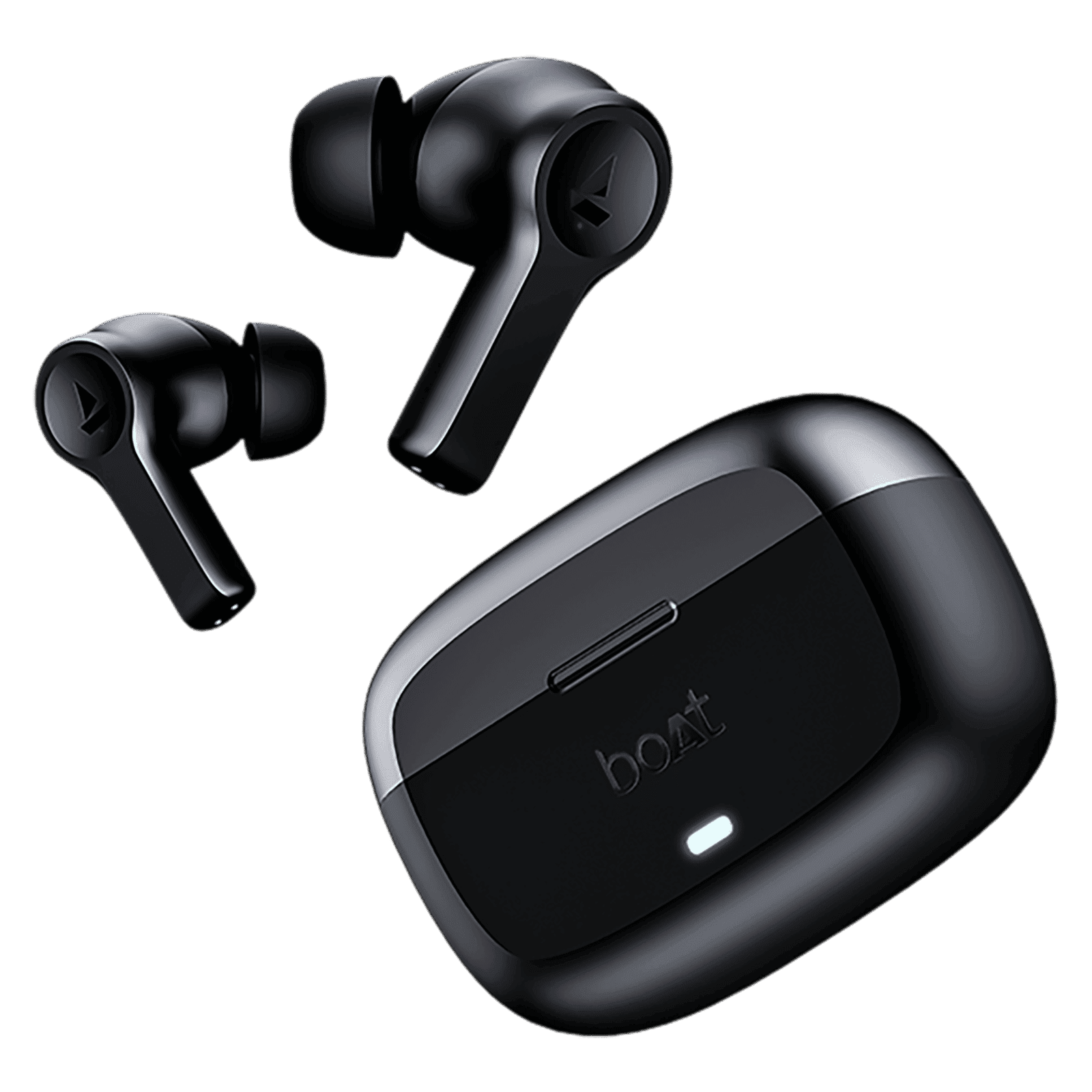 boAt Nirvana Lucid TWS Earbuds with Active Noise Cancellation (IPX5 Water Resistant, ASAP Charge, Gunmetal Black)