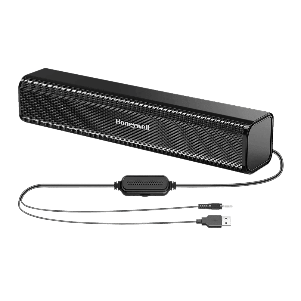 Honeywell Moxie V500 10W Soundbar (Deep Bass Sound, 2.0 Channel, Black)