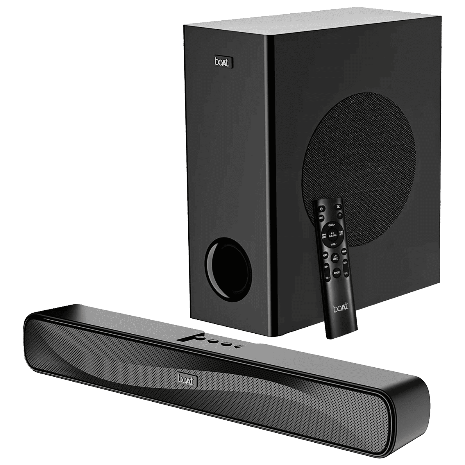 boAt Aavante Bar A1040 50W Bluetooth Soundbar with Remote (boAt Signature Sound, 2.1 Channel, Premium Black)