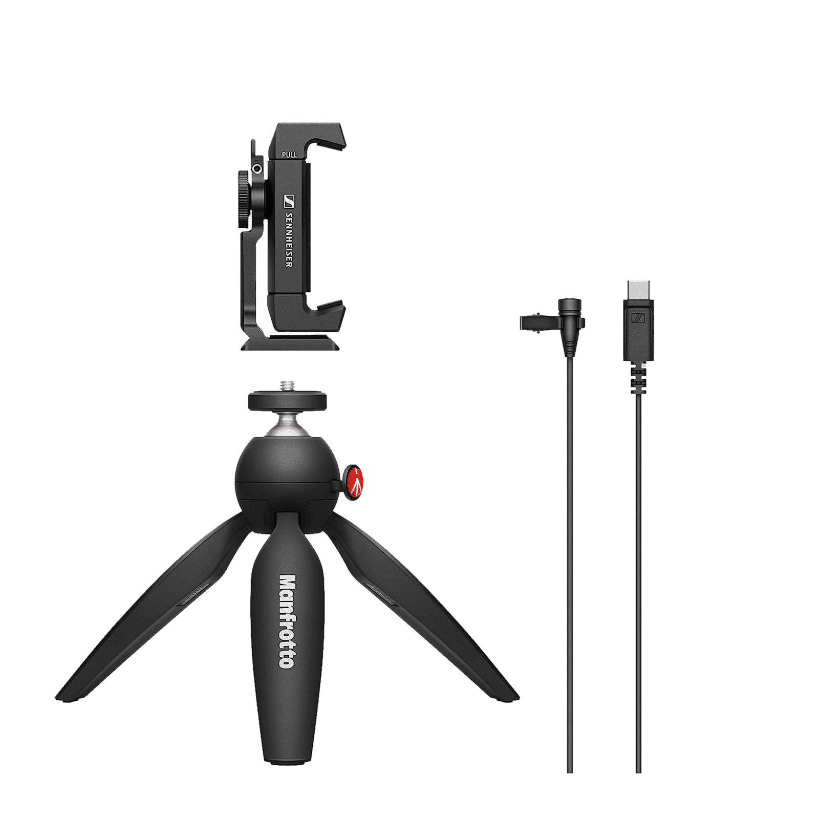 SENNHEISER XS Lav Type C Wired Microphone with Clip on Mic (Black)