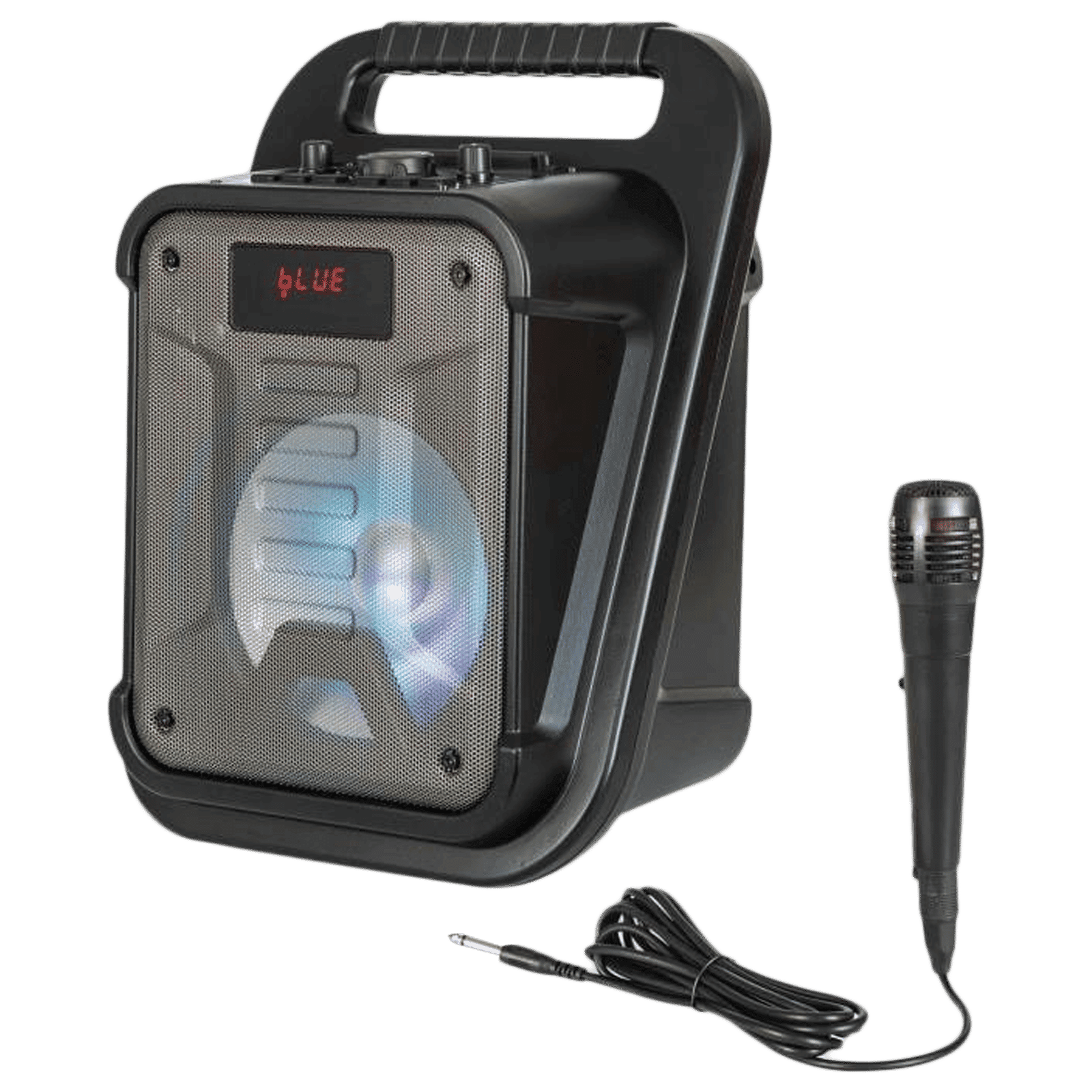 Croma 20W Bluetooth Party Speaker with Mic (Up to 6 Hours Playback Time, Black)