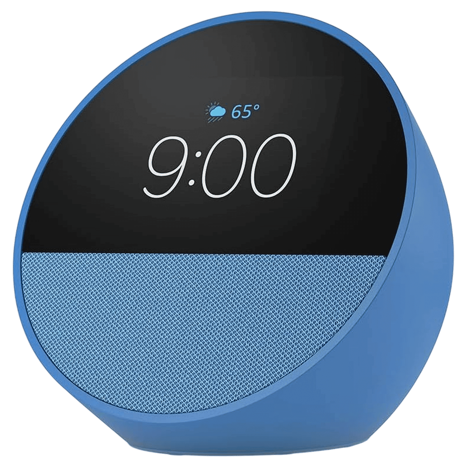 amazon Echo Spot with Built-in Alexa Smart Wi-Fi Speaker (Customizable Smart Clock, Ocean Blue)