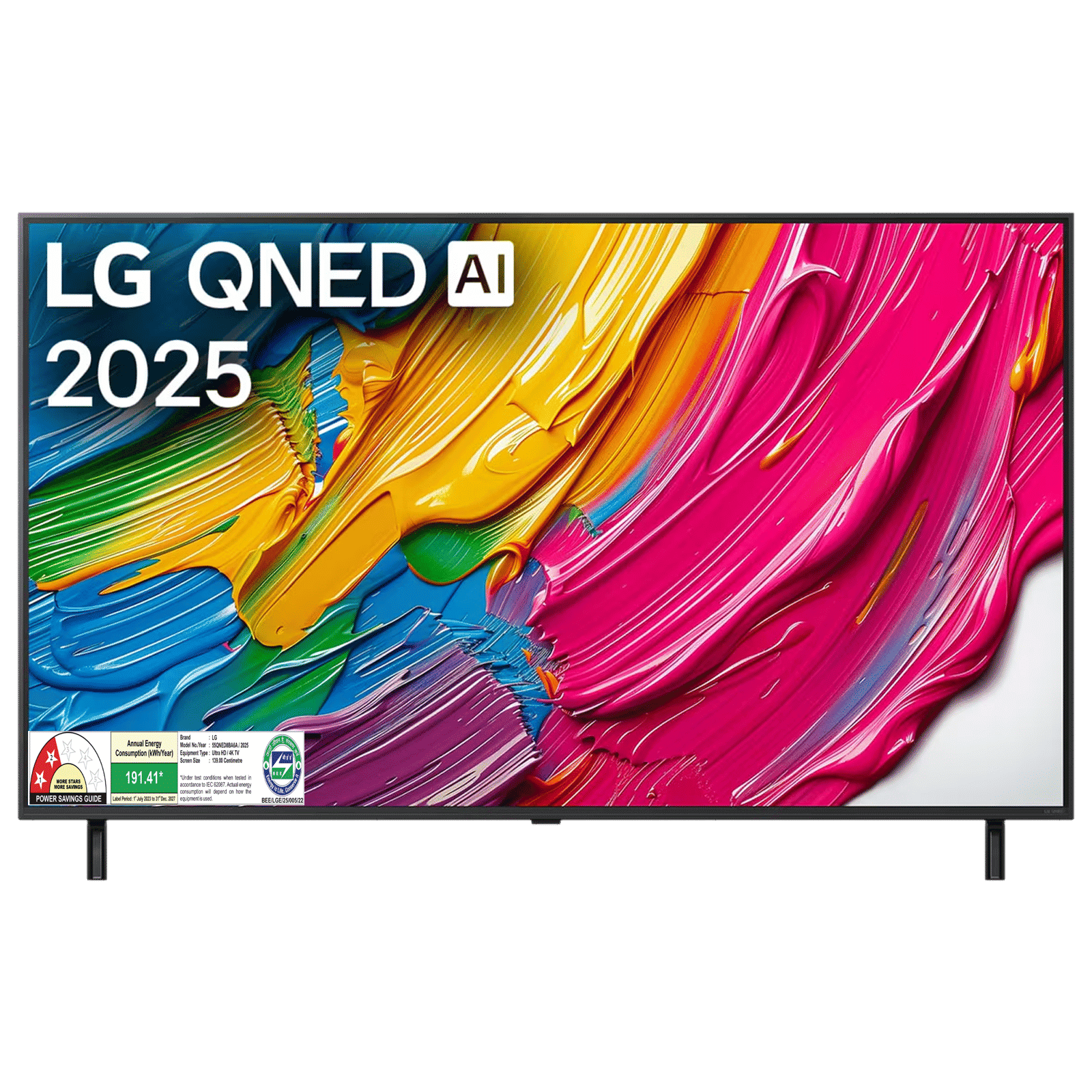 LG QNED 8BA 140 cm (55 inch) QNED 4K Ultra HD Smart WebOS TV with Dolby Atmos (2025 Model)