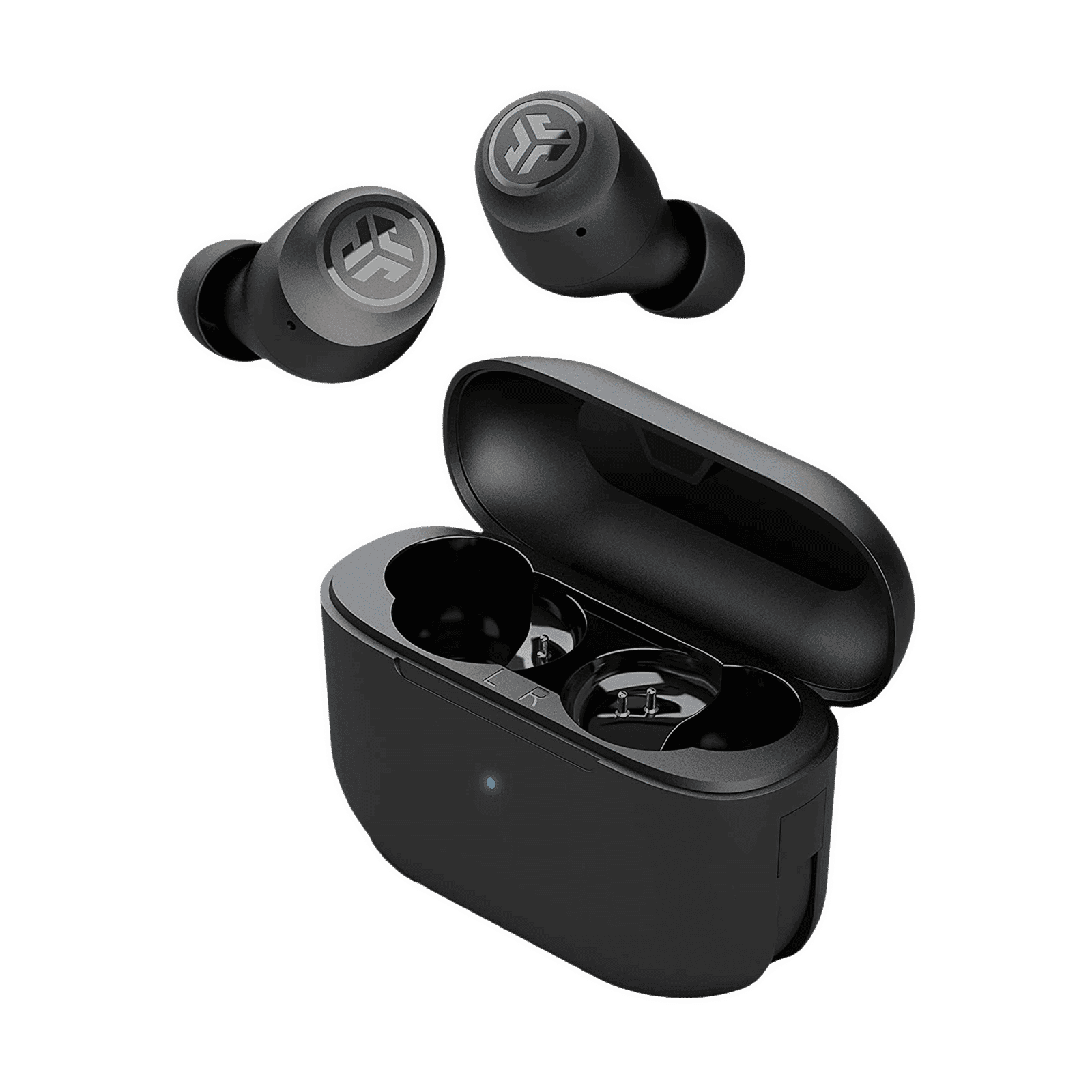 JLAB Go Air Pop IEUEBGAIRPOPRBLK12 TWS Earbuds (IPX4 Sweat & Water Resistant, 32 Hours Playback, Black)