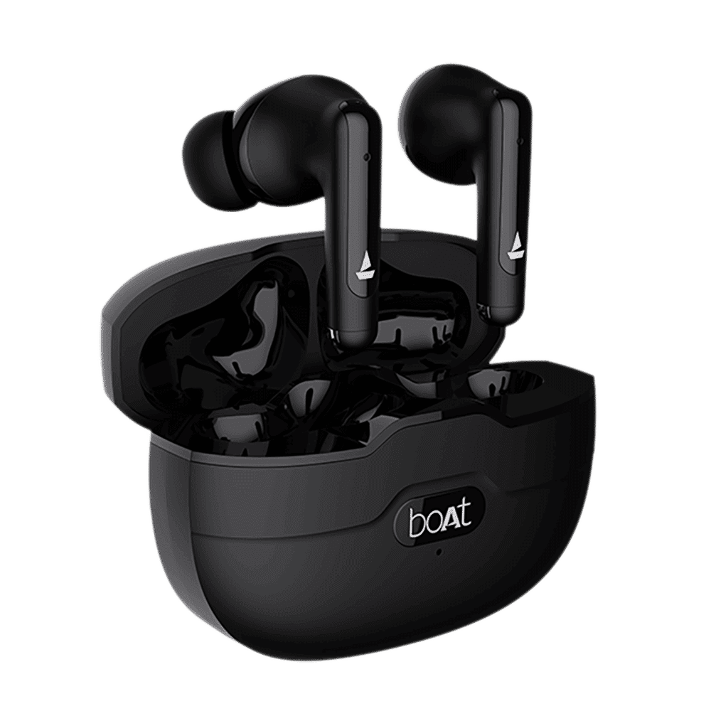 boAt Airdopes Unity TWS Earbuds with Active Noise Cancellation (IPX5 Sweat & Water Resistant, Asap Charge, Black)